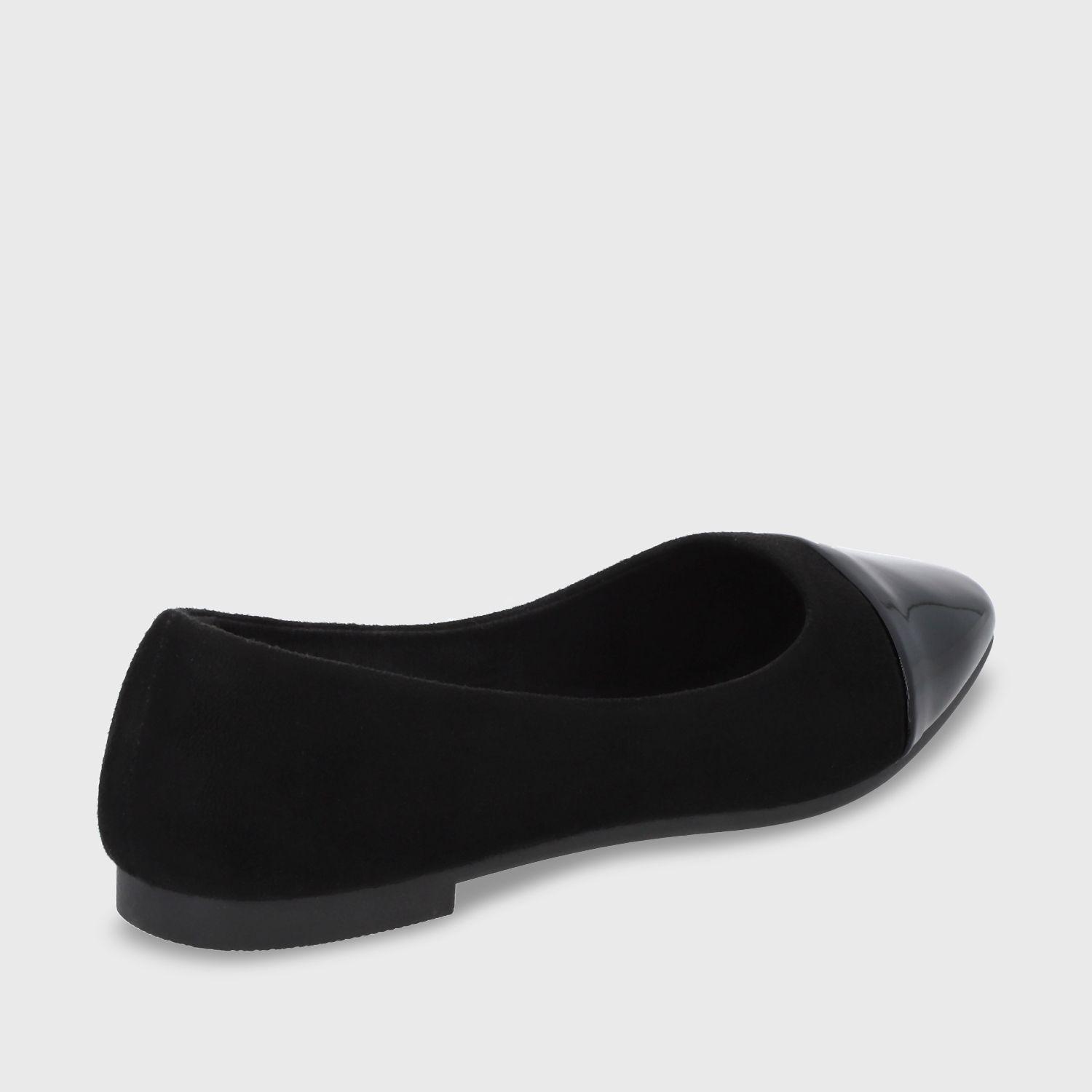 Ballerina Plano Negro Mujer 54020 Gotta-4