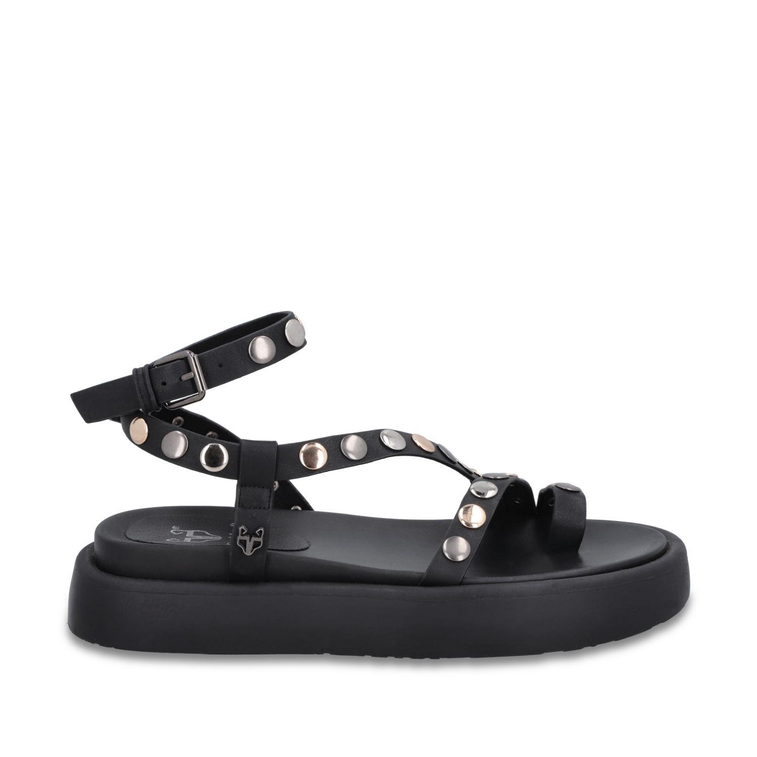 Sandalia Plataforma Negra Mujer 55953 Gotta-0