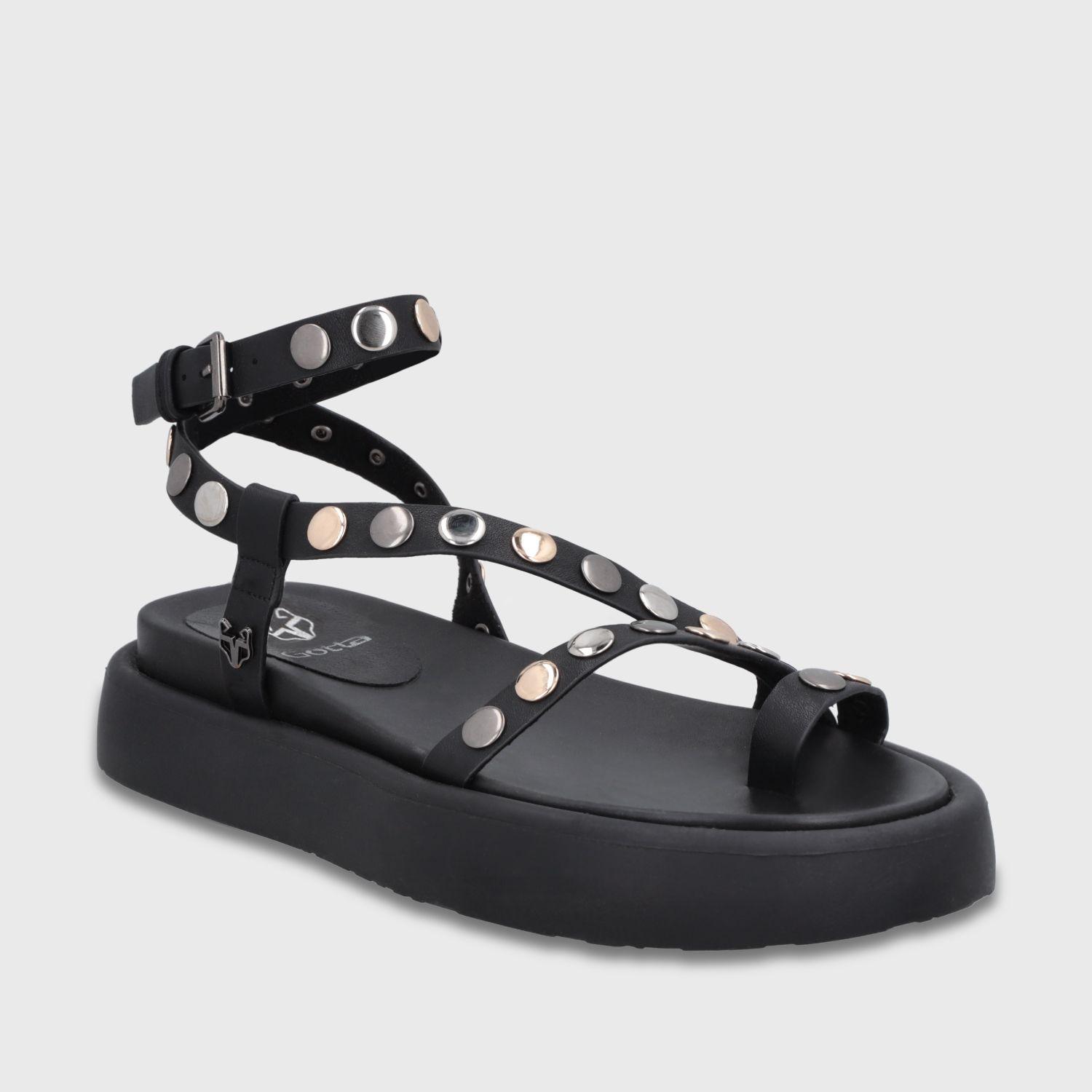 Sandalia Plataforma Negra Mujer 55953 Gotta-1