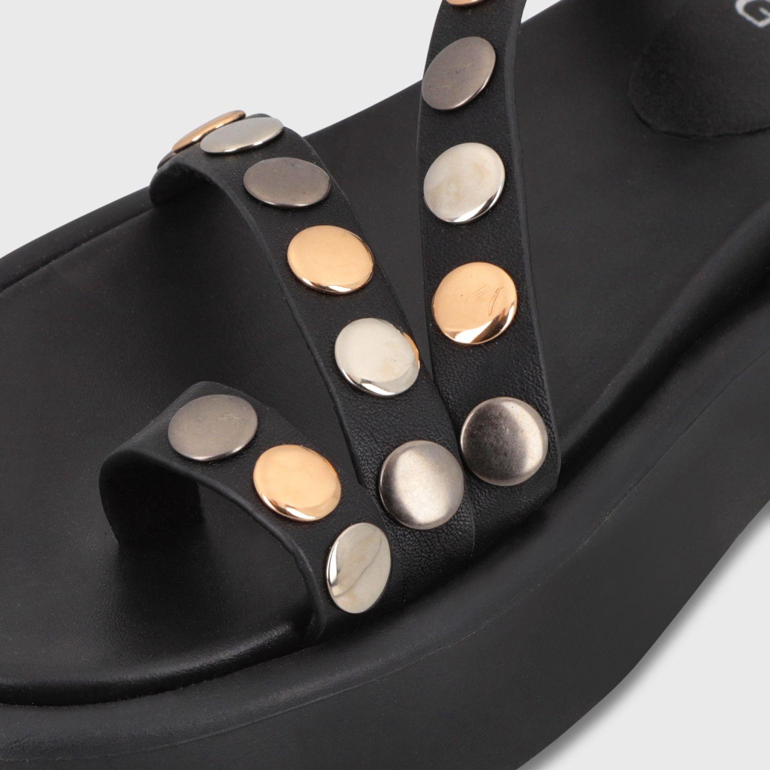 Sandalia Plataforma Negra Mujer 55953 Gotta-5