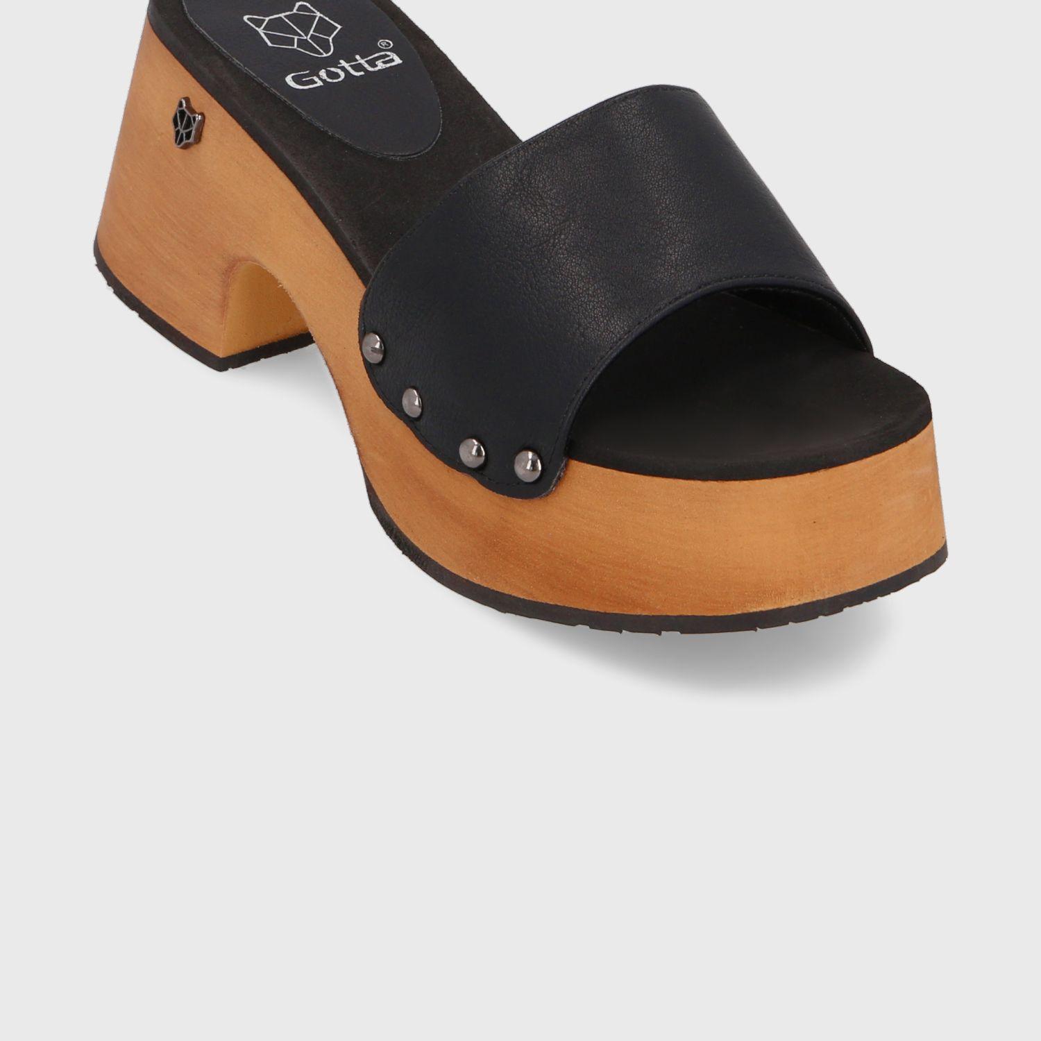 Zueco Negro Mujer 35261 Gotta-5