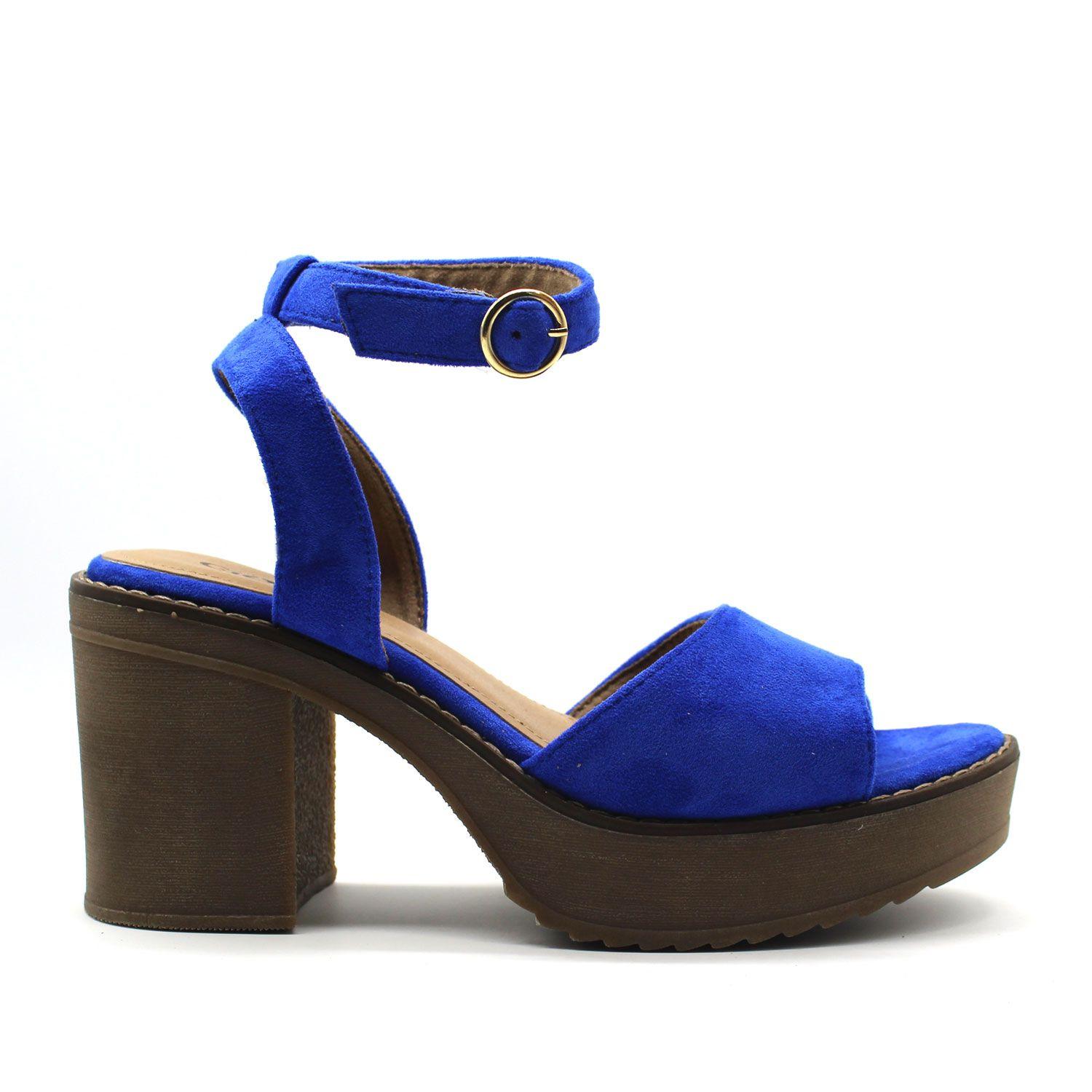 SANDALIA TACO AZUL C5512-0