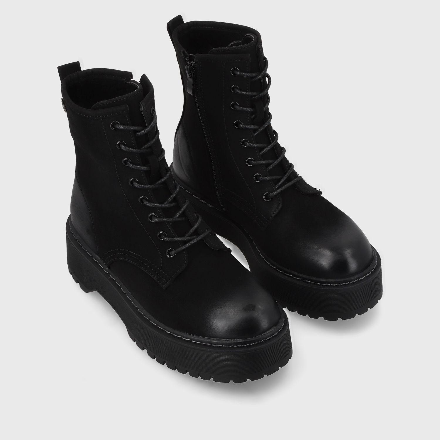 Botín Plataforma Negro Mujer 45761 Gotta-2