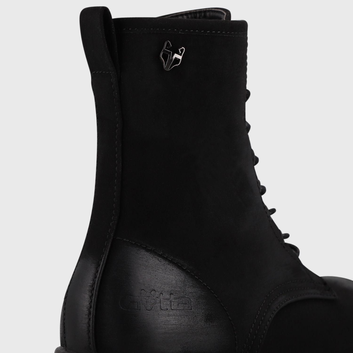 Botín Plataforma Negro Mujer 45761 Gotta-5