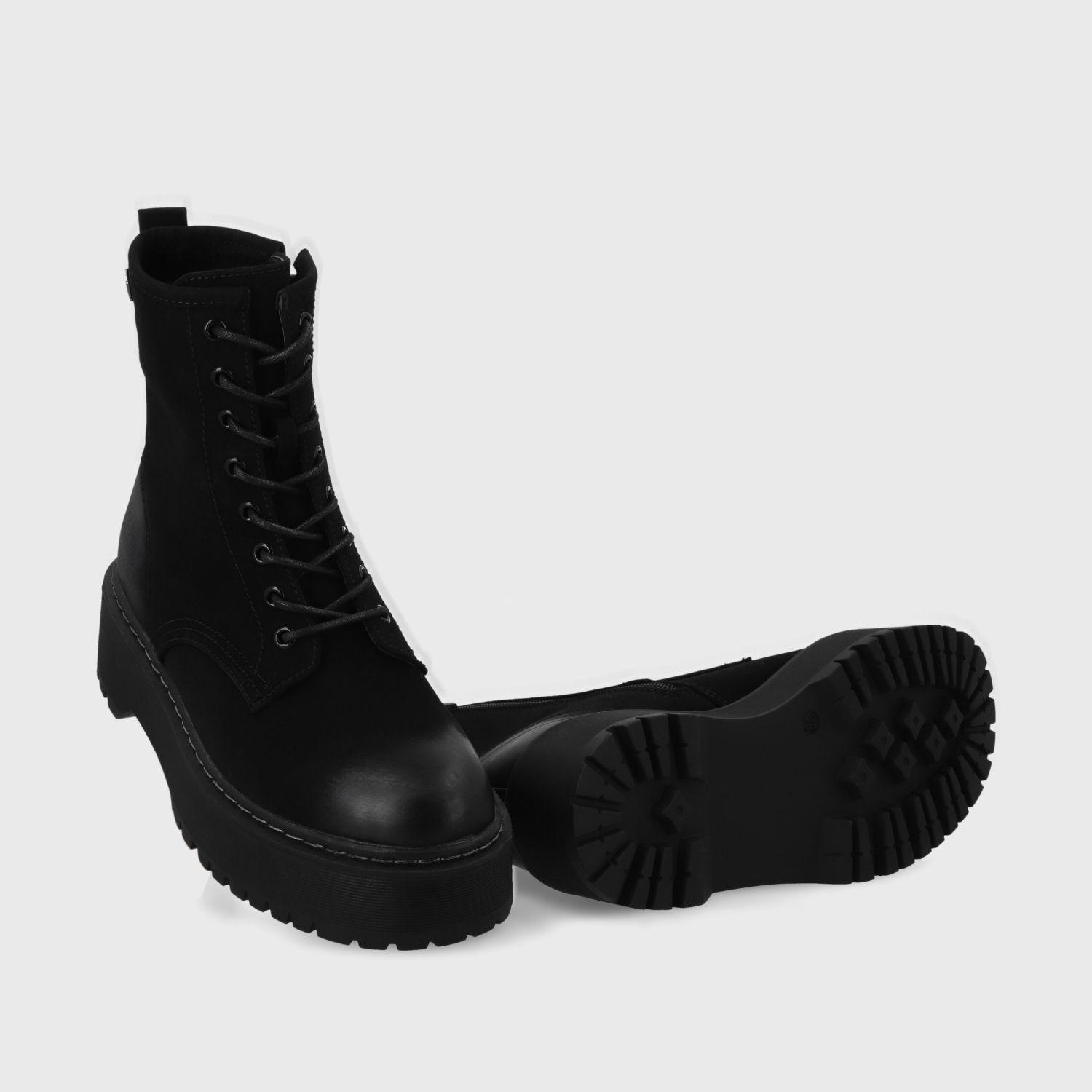 Botín Plataforma Negro Mujer 45761 Gotta-6