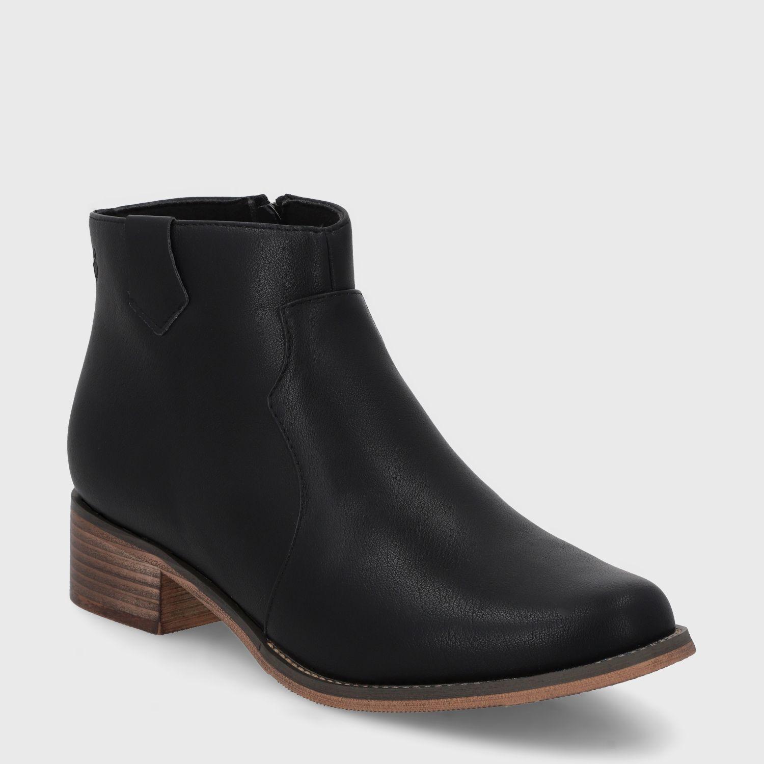 Botin Taco Negro Mujer 13556 Gotta-1