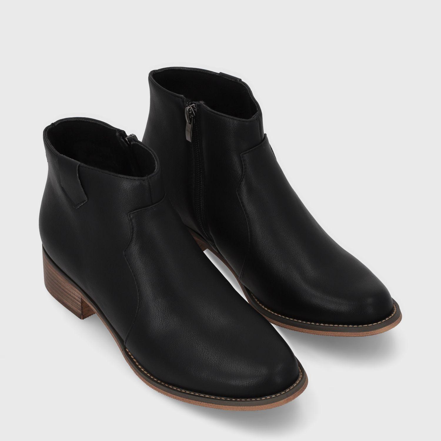 Botin Taco Negro Mujer 13556 Gotta-2