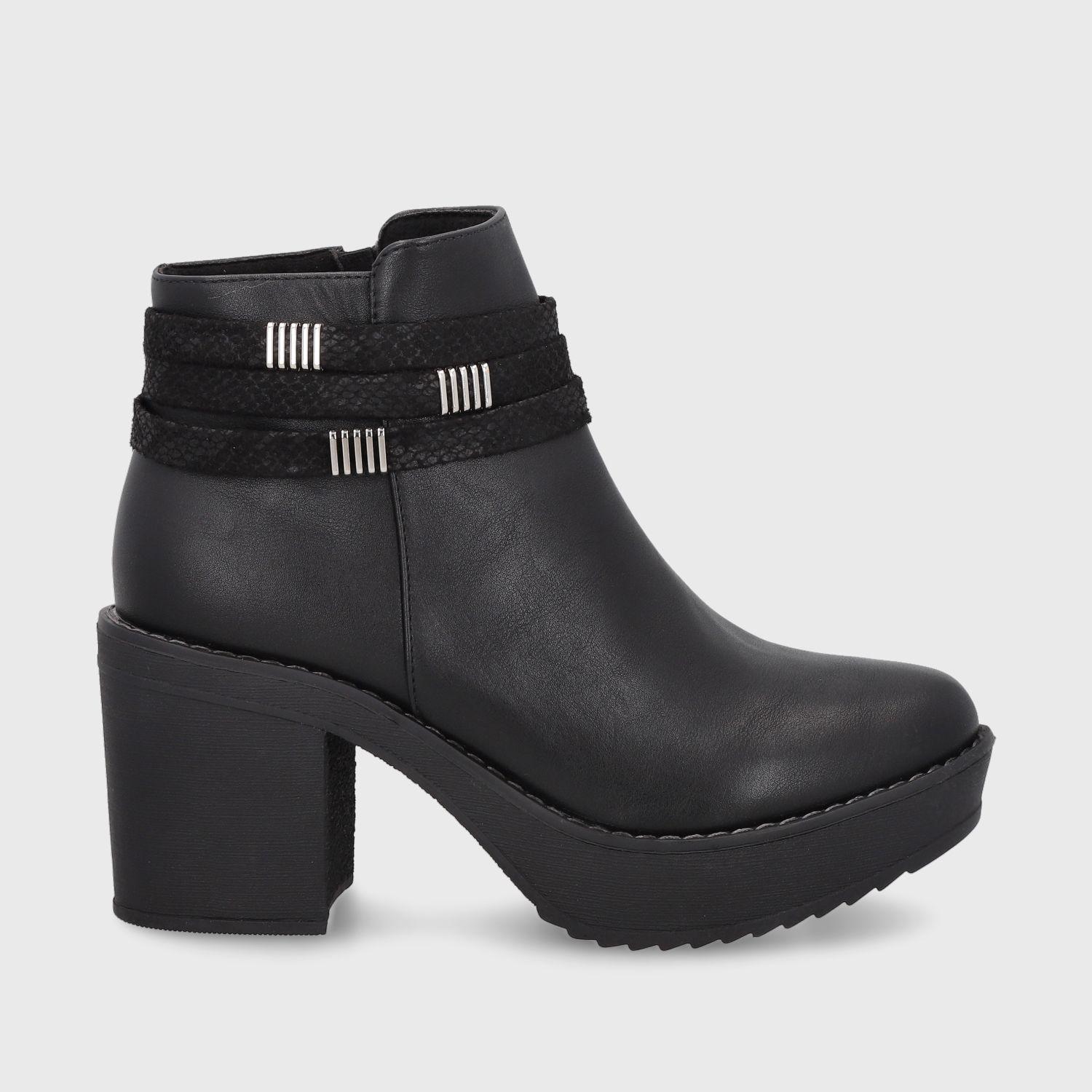 Botín Taco Negro Mujer 13502 Gotta-0