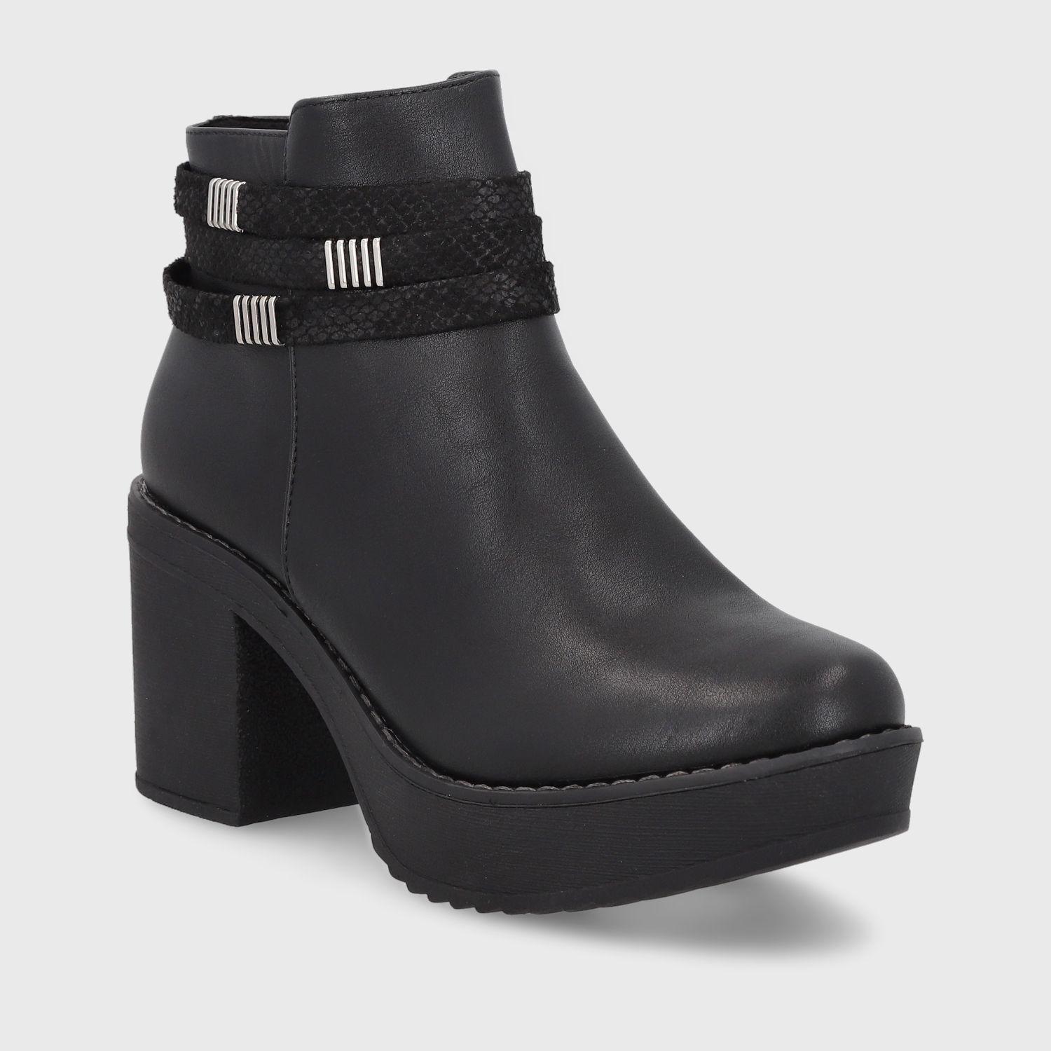 Botín Taco Negro Mujer 13502 Gotta-1