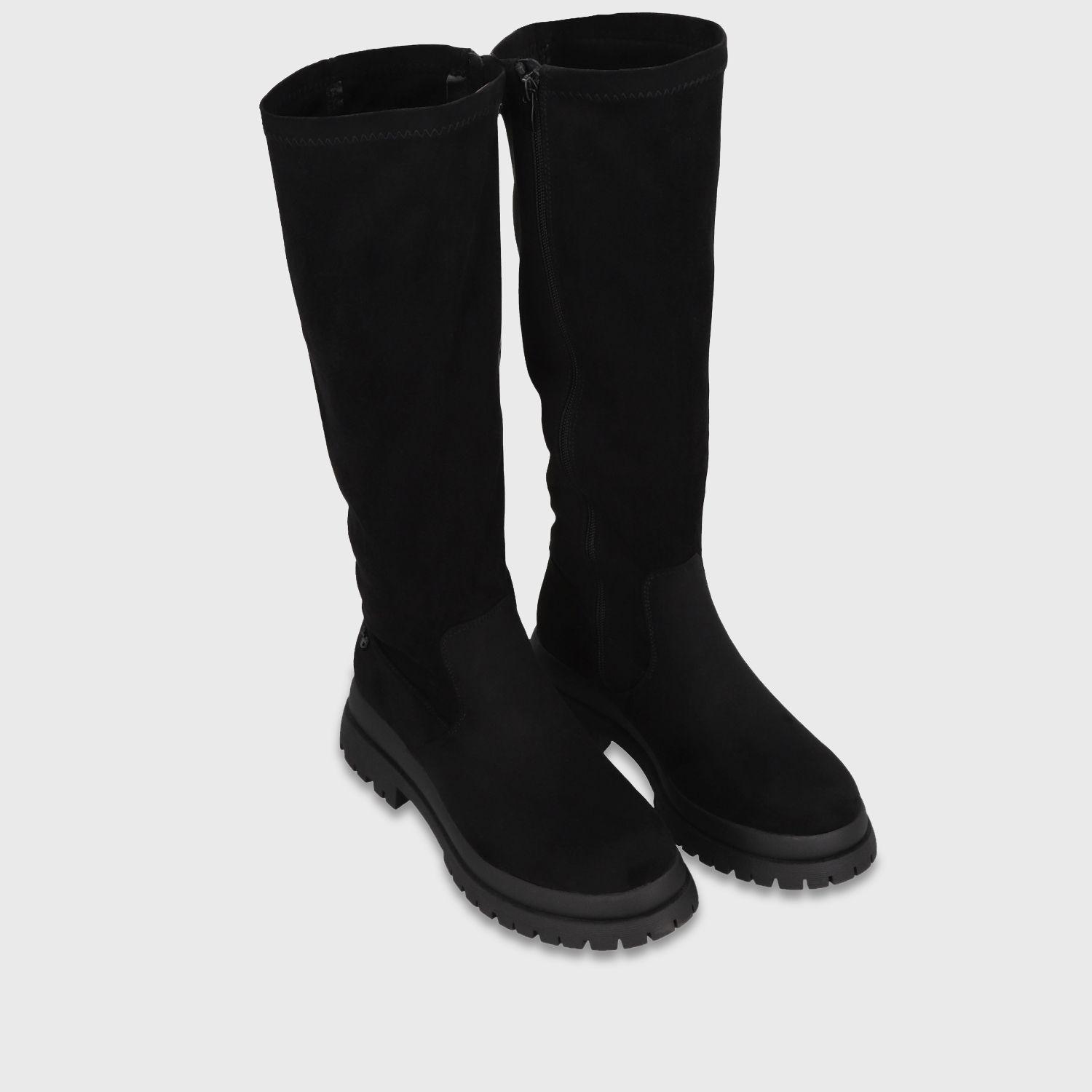 Bota Plataforma Negra Mujer 6584301 Gotta-2