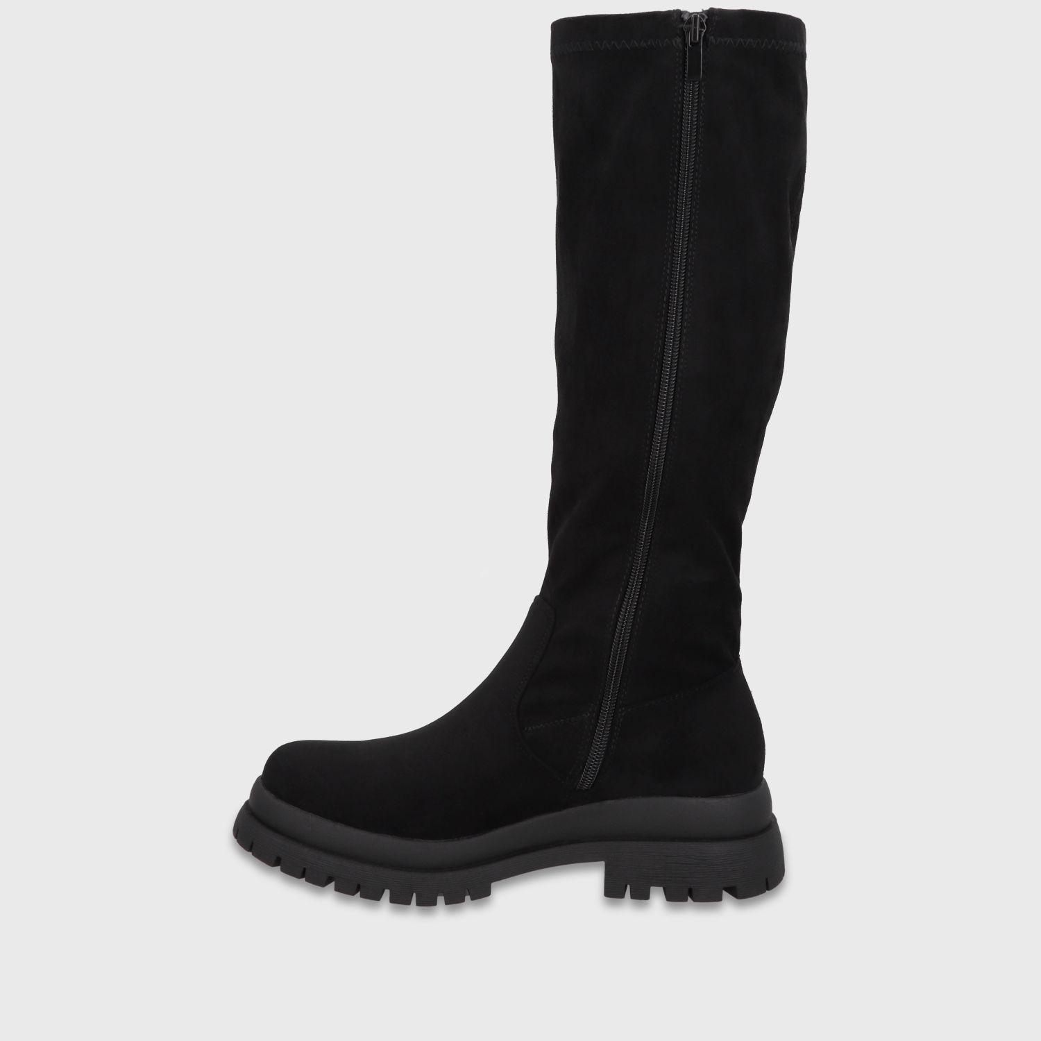 Bota Plataforma Negra Mujer 6584301 Gotta-3