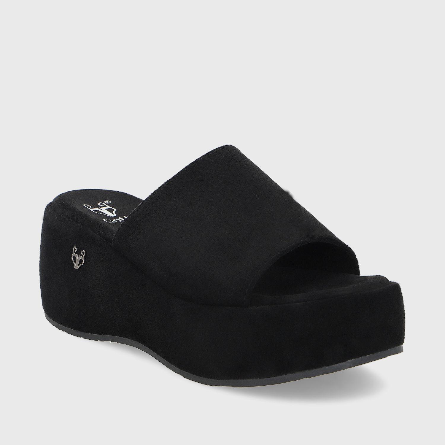 Sandalia Negra Mujer 45824 Gotta-1