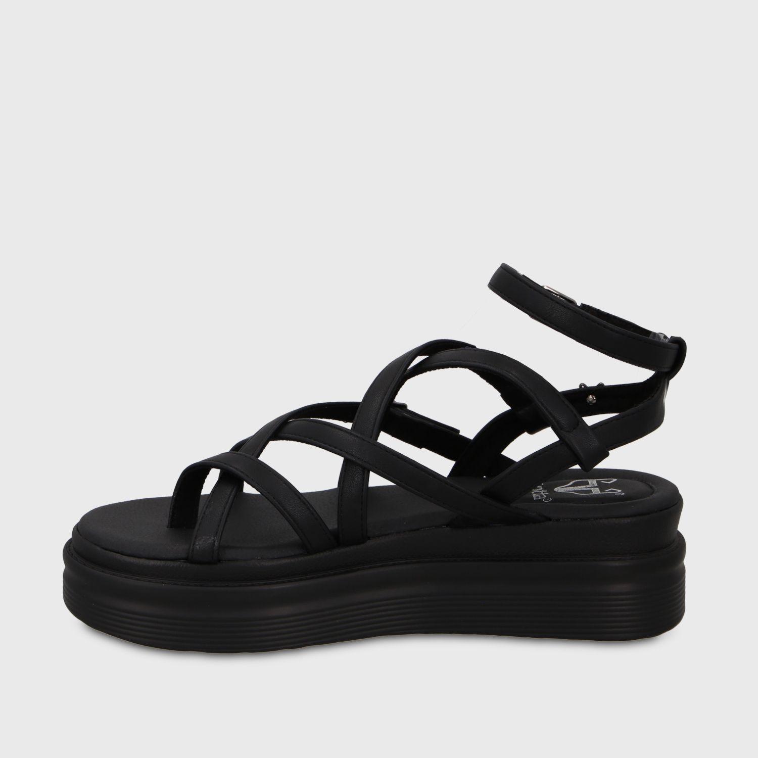 Sandalia Plataforma Negra Mujer 43017 Gotta-3