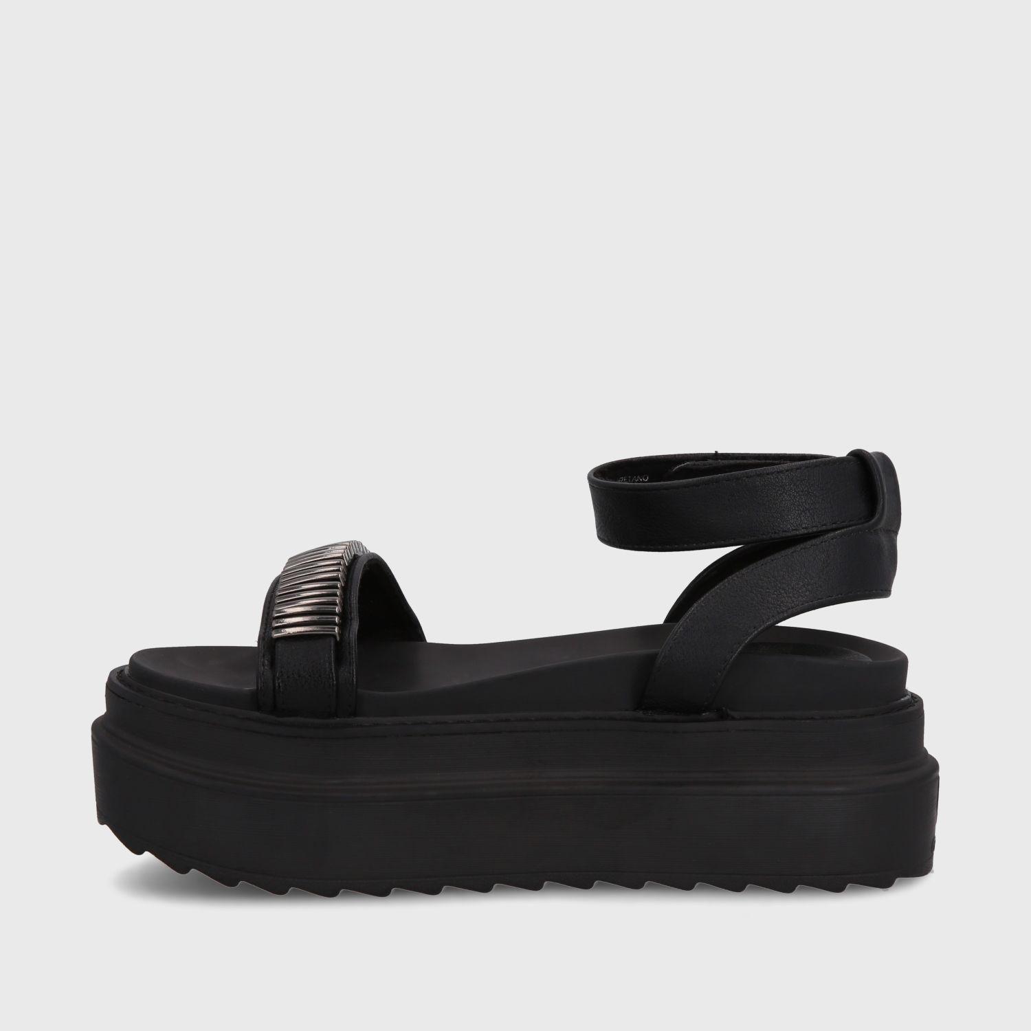 Sandalia Plataforma Negra Mujer 25233 Gotta-3
