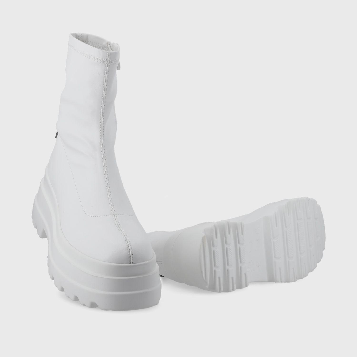 Botín Plataforma Blanca Mujer 36034 Gotta-6