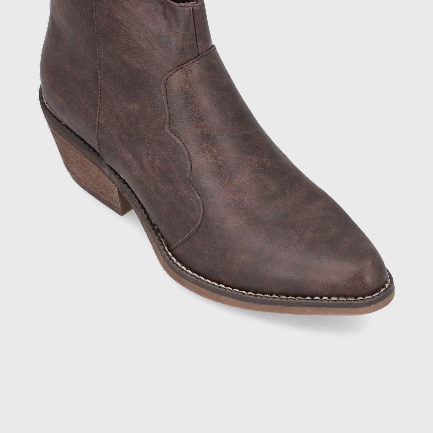 Botín Taco Camel Mujer 23710 Gotta-5