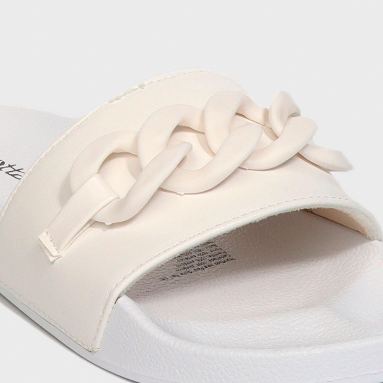 Sandalia Plana Blanca Mujer 22081 Gotta-5