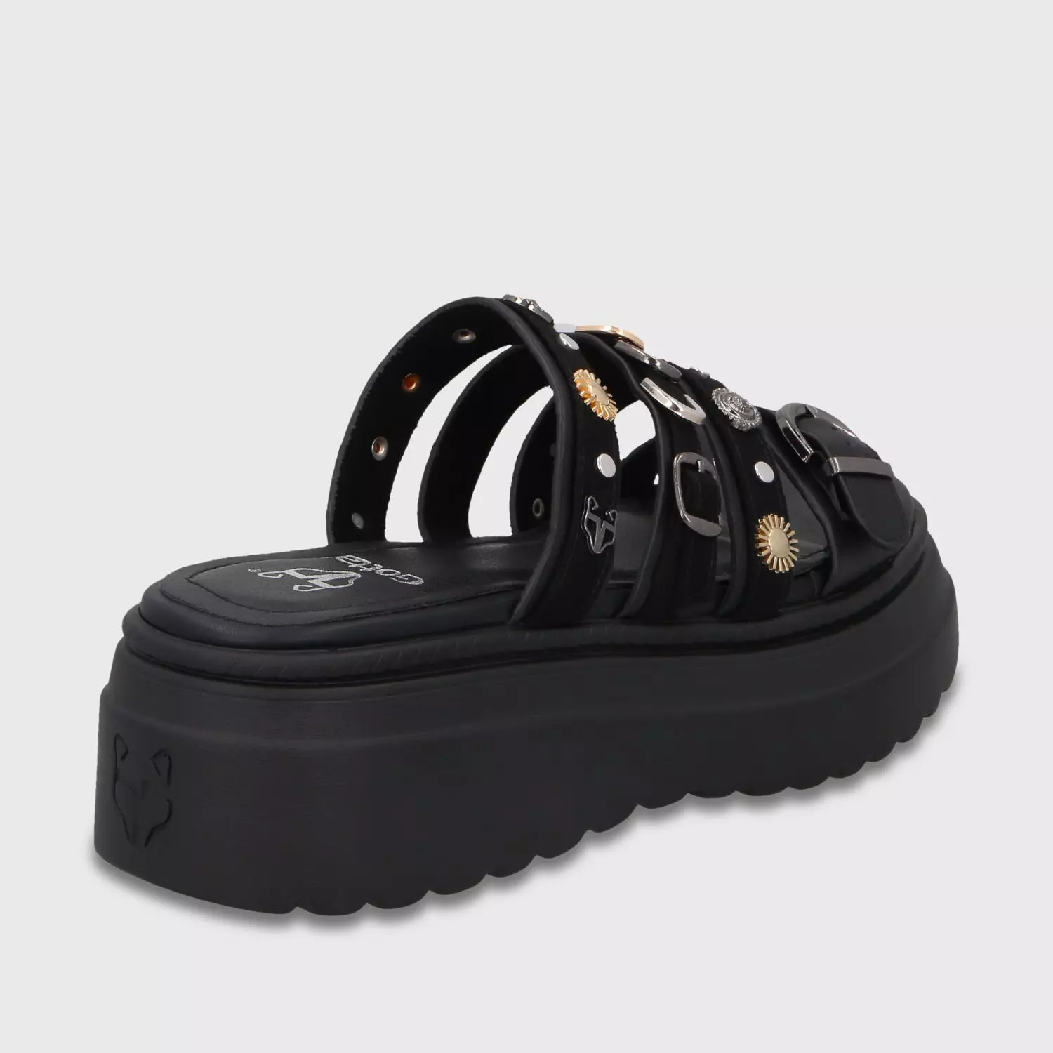 Sandalia Plataforma Negra Mujer 55924 Gotta-4
