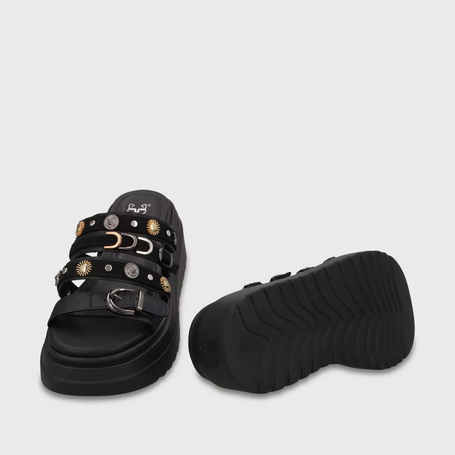 Sandalia Plataforma Negra Mujer 55924 Gotta-6