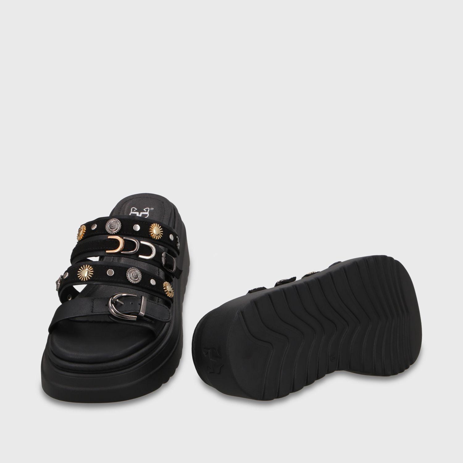 Sandalia Plataforma Negra Mujer 55924 Gotta-6