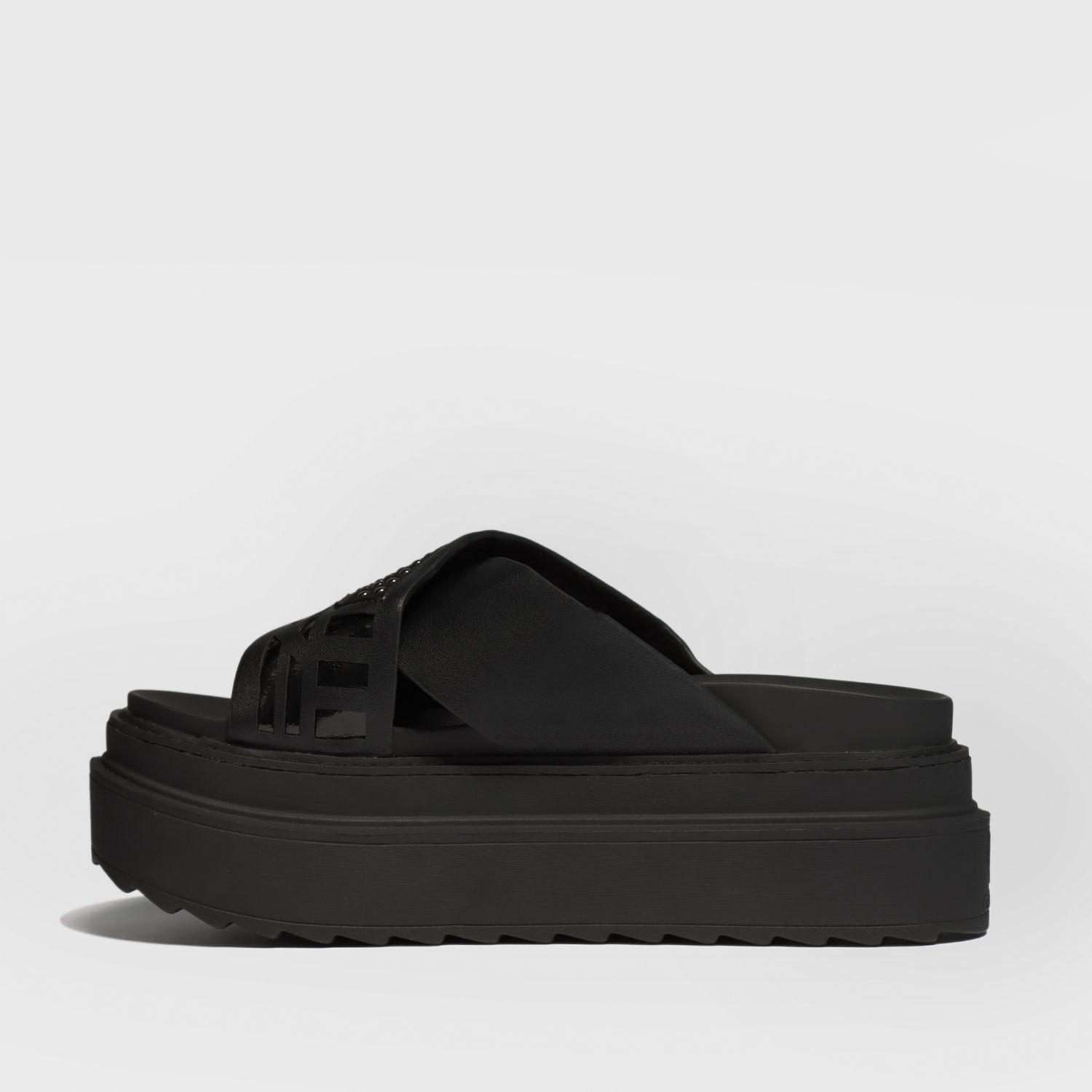 Sandalia Plataforma Negra Mujer 25231 Gotta-3