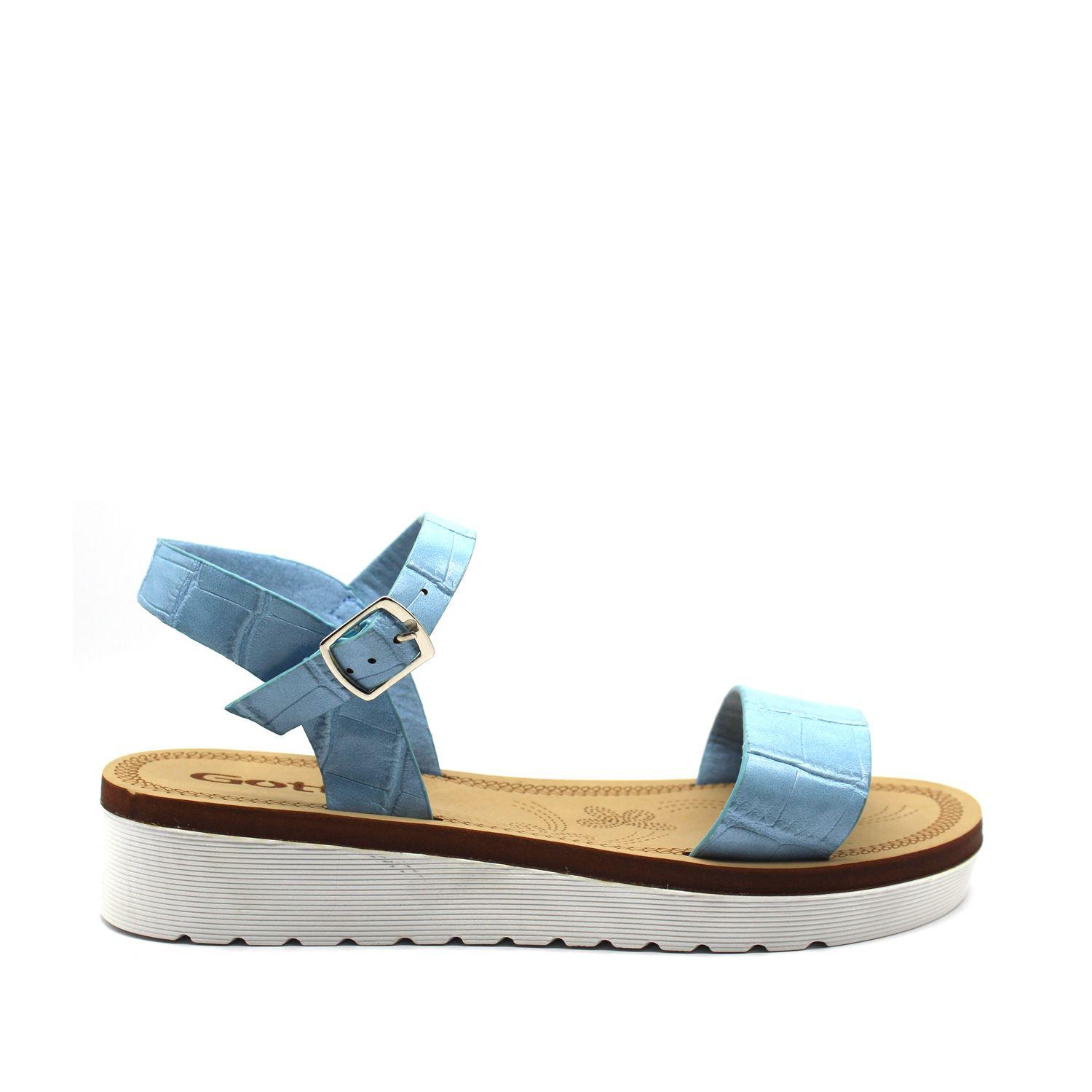 Sandalia Azul Mujer 13201 Gotta-0