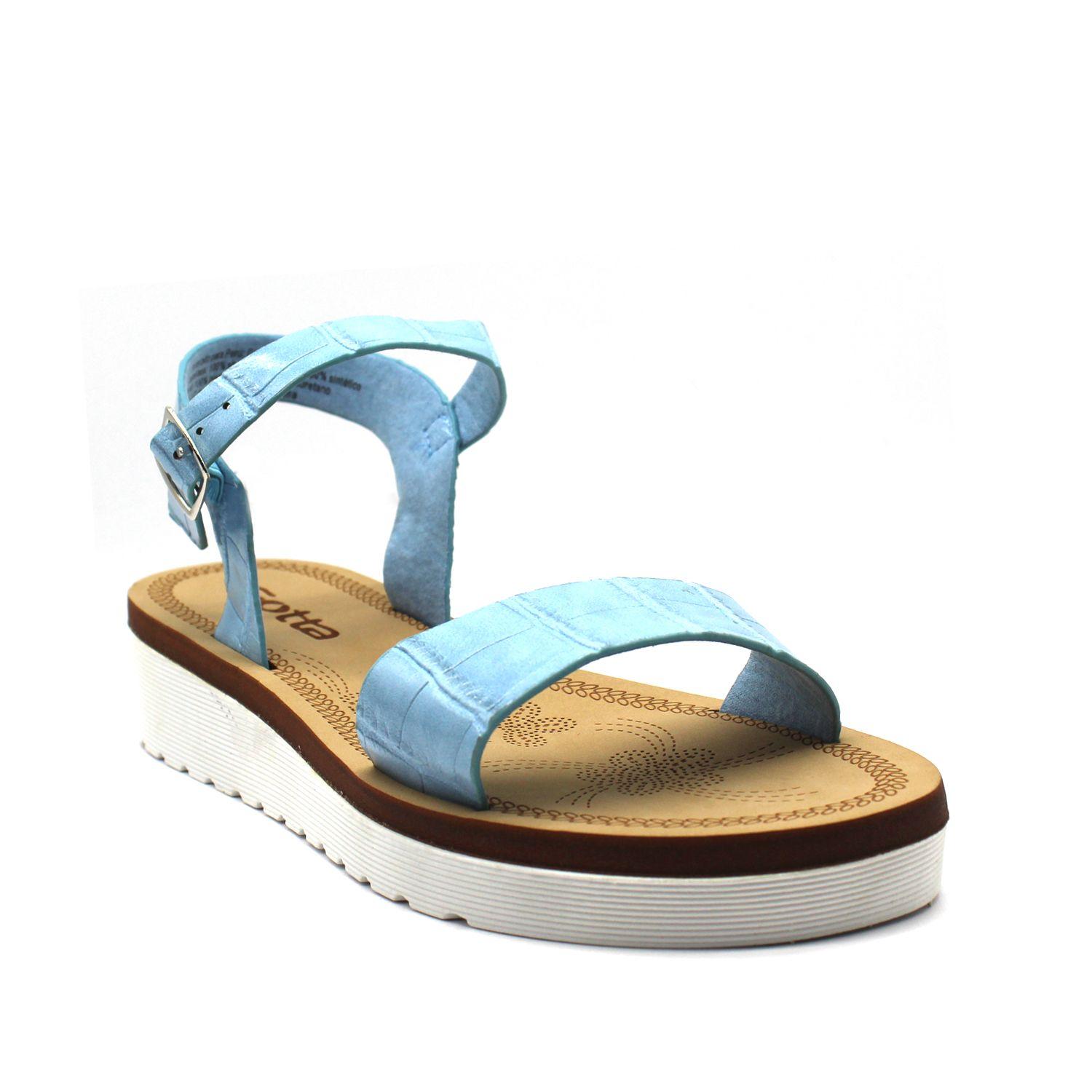 Sandalia Azul Mujer 13201 Gotta-1