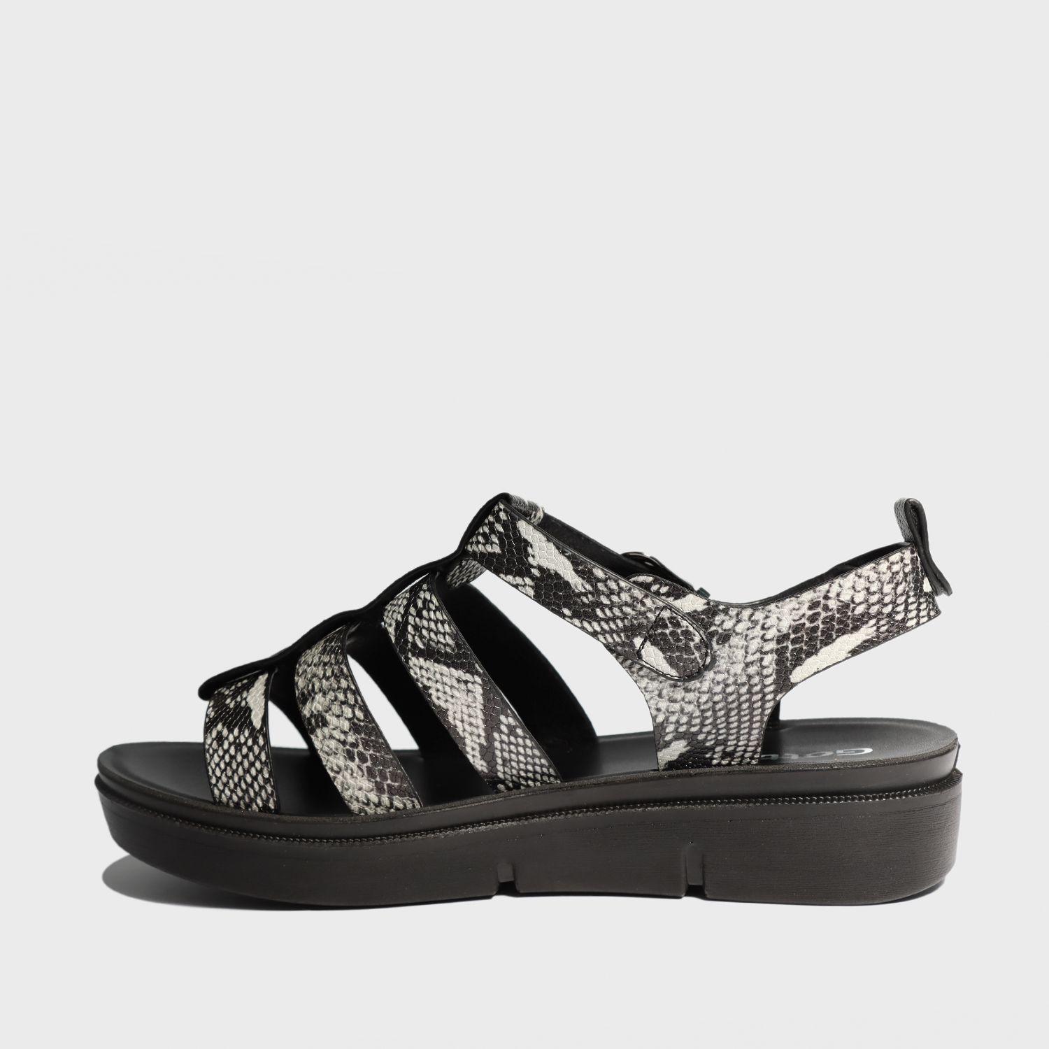 Sandalia Plataforma Animal Print Mujer 23230 Gotta-3