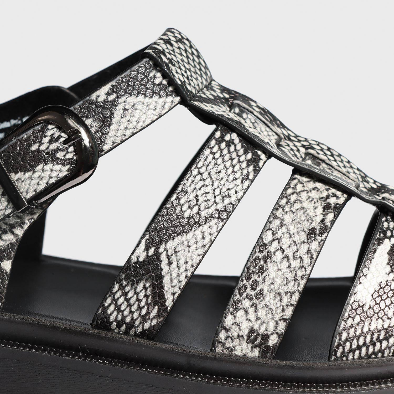 Sandalia Plataforma Animal Print Mujer 23230 Gotta-5