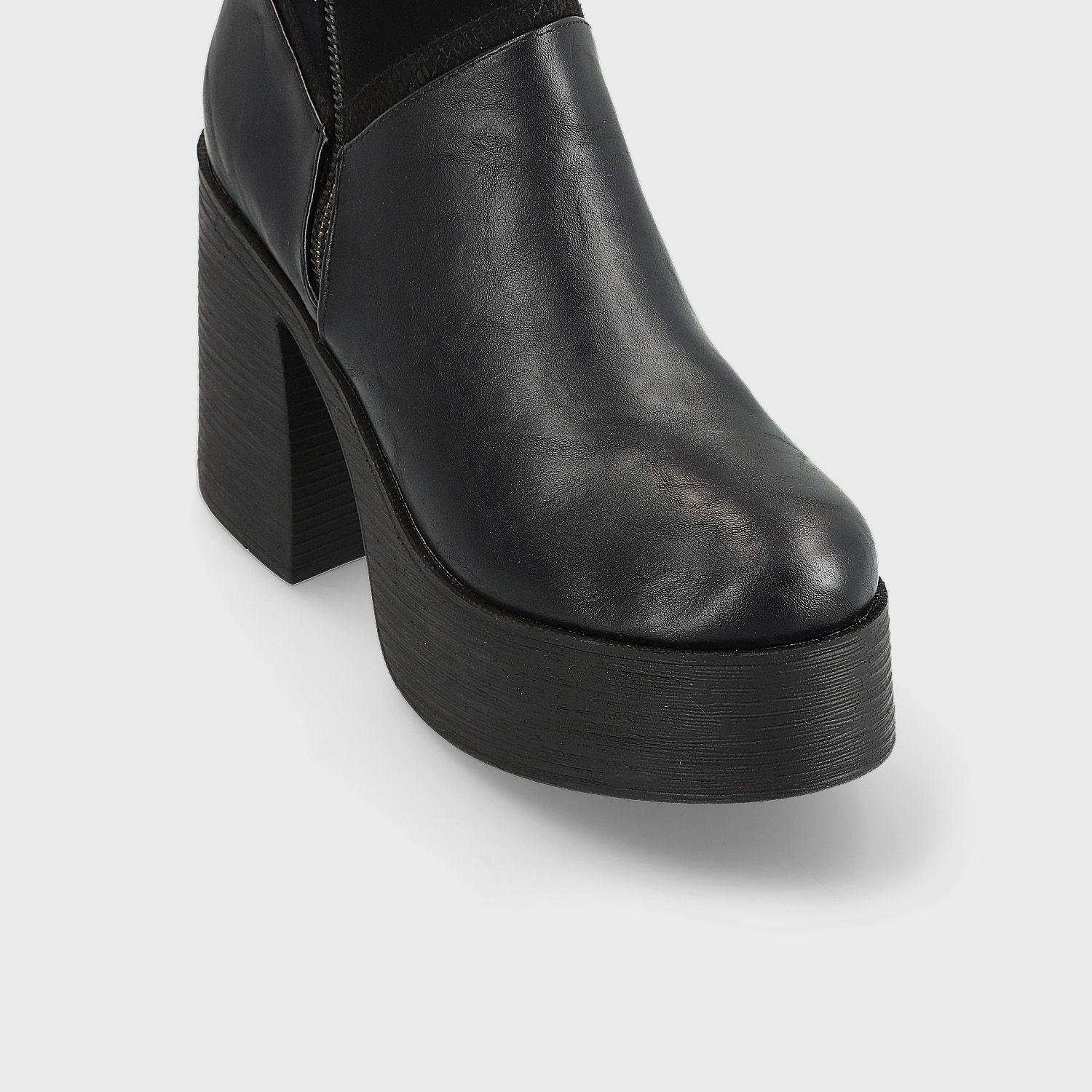 Botín Plataforma Negro Mujer 25630 Gotta-5