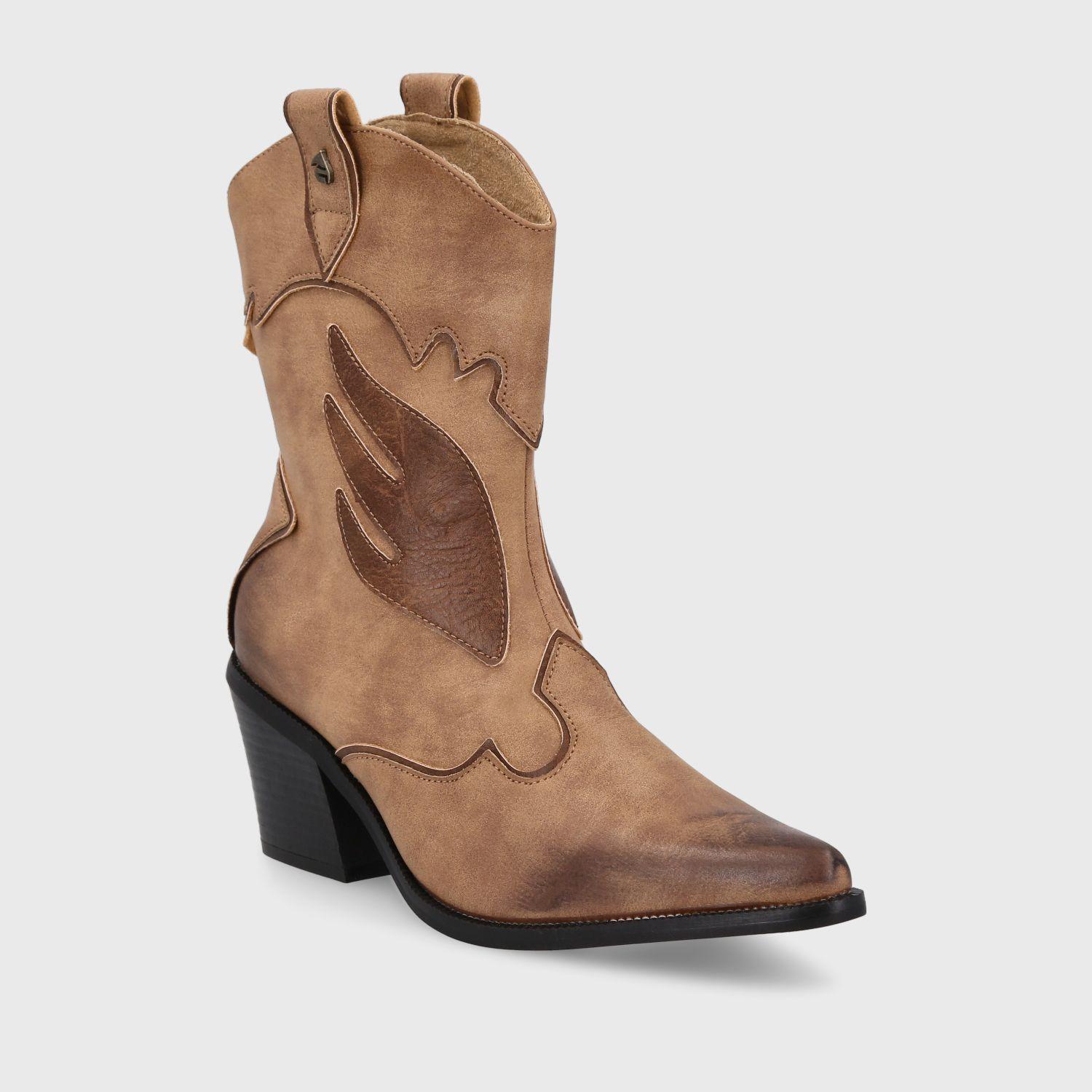 Bota Texana Camel Mujer 33760 Gotta-1