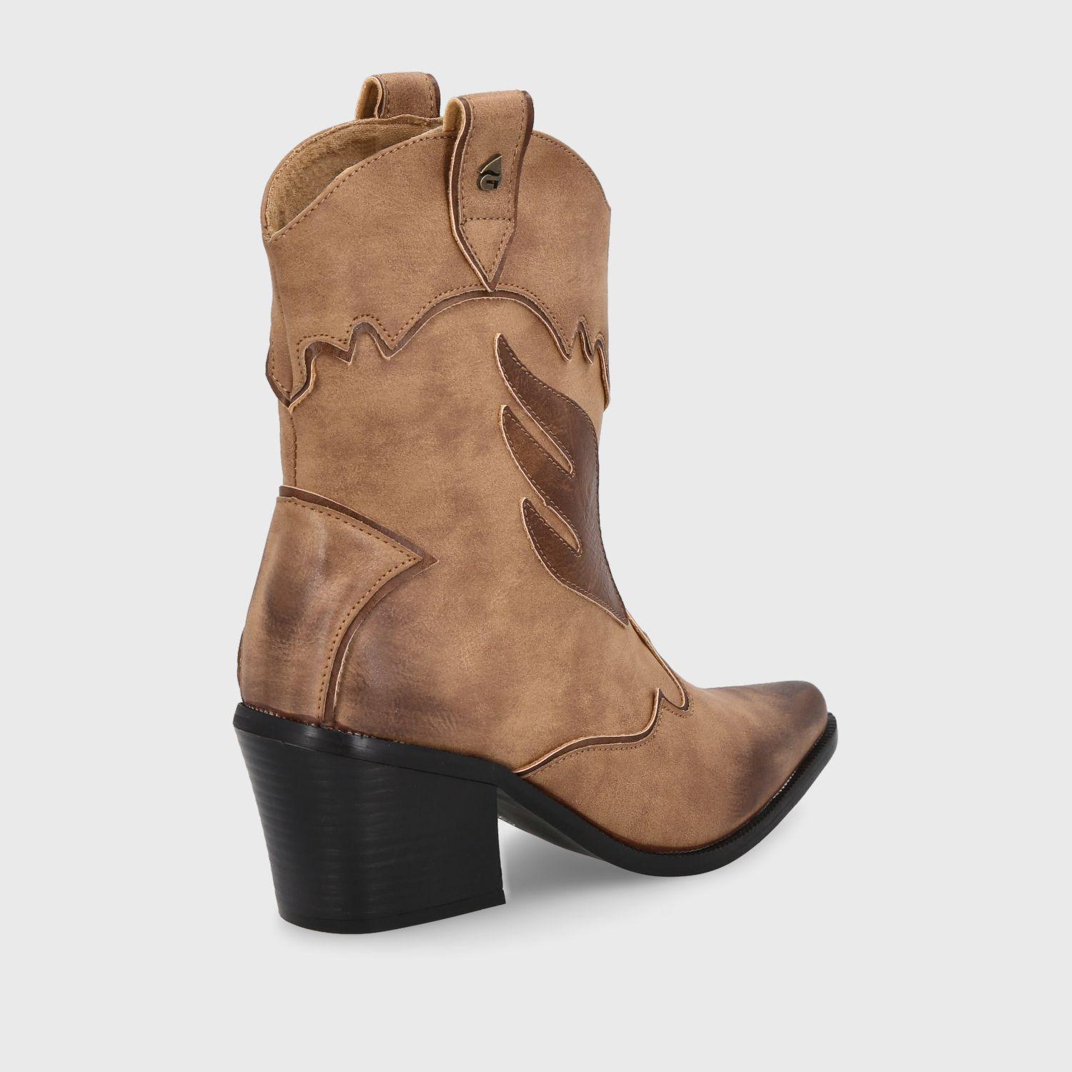 Bota Texana Camel Mujer 33760 Gotta-4