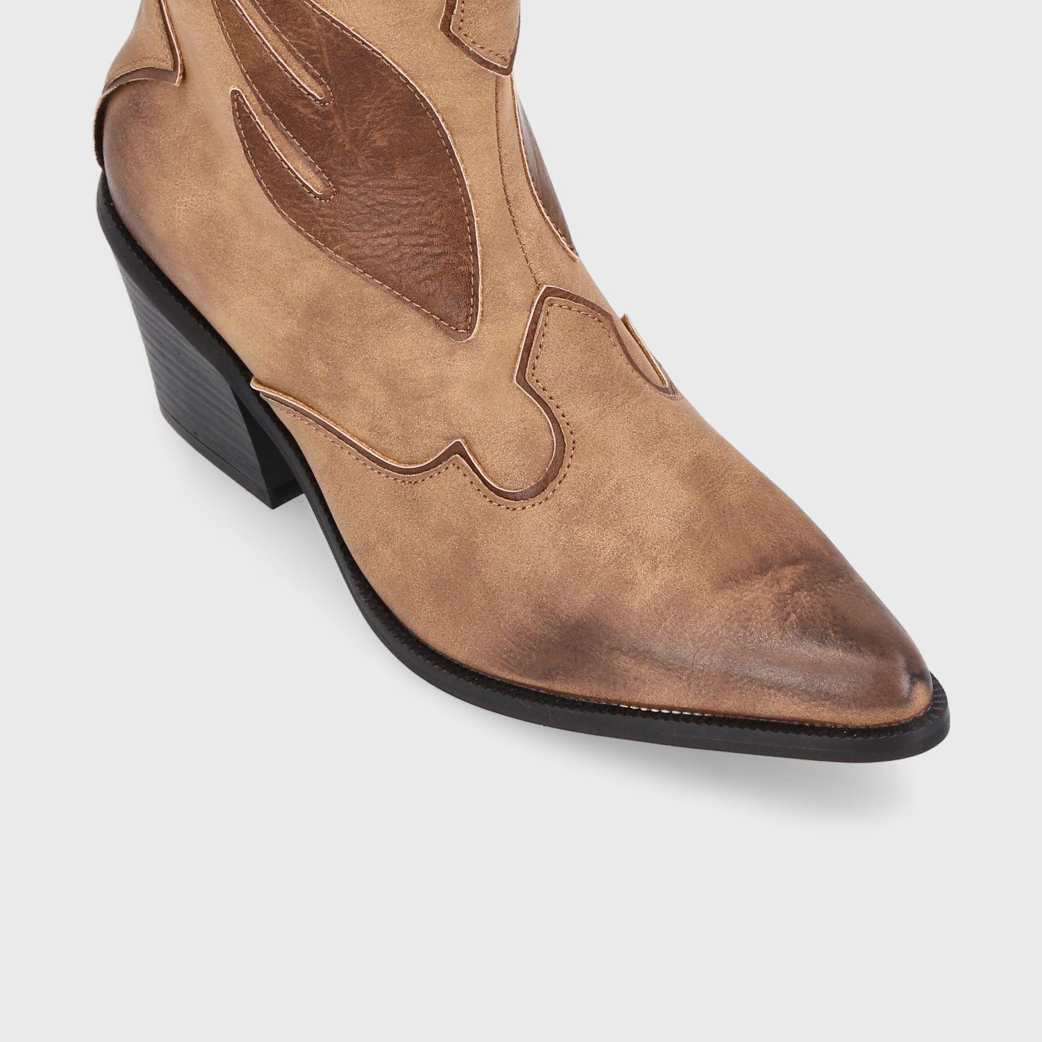 Bota Texana Camel Mujer 33760 Gotta-5