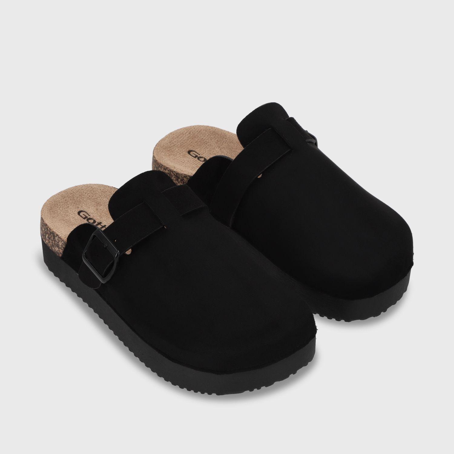 Puntilla Plano Negro Mujer 52010 Gotta-2