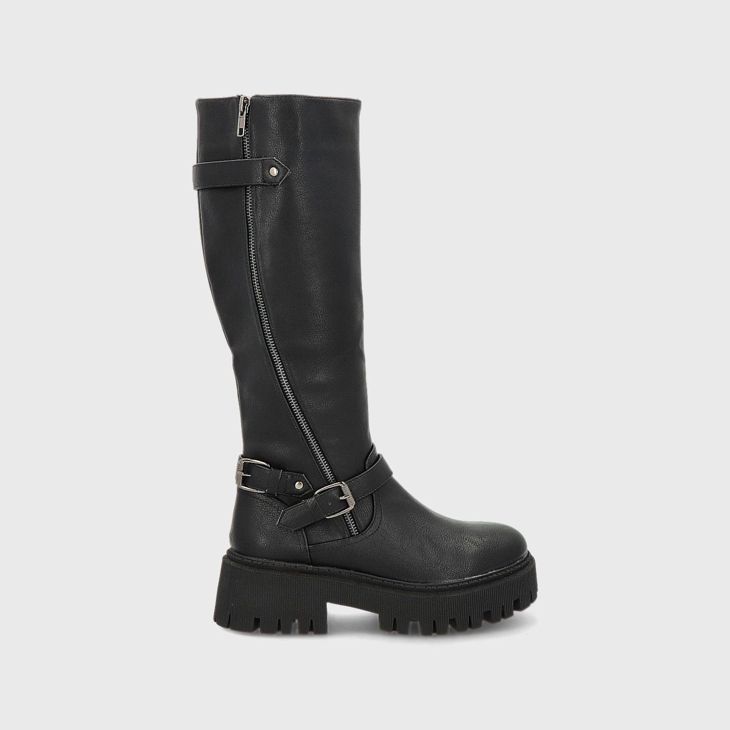BOTA PLATAFORMA NEGRA 23502-0