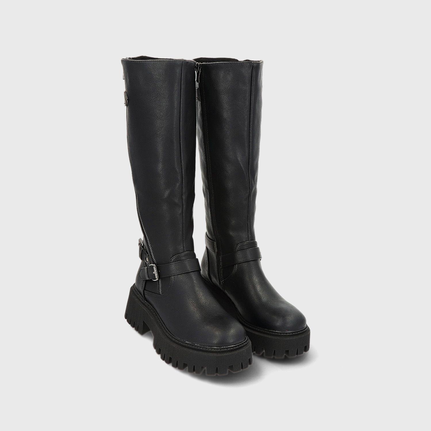 BOTA PLATAFORMA NEGRA 23502-2