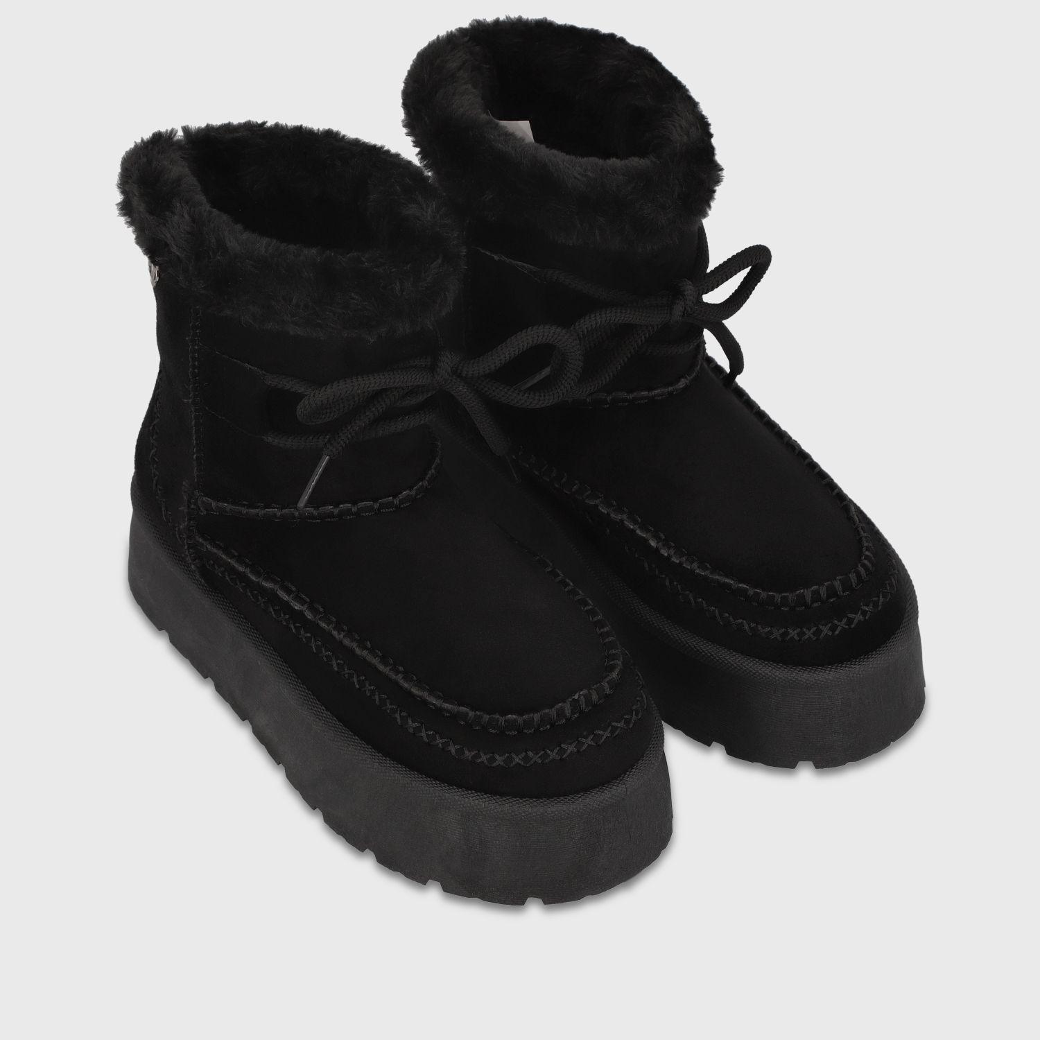 Botin Plataforma Negro Mujer 481151 Gotta-2