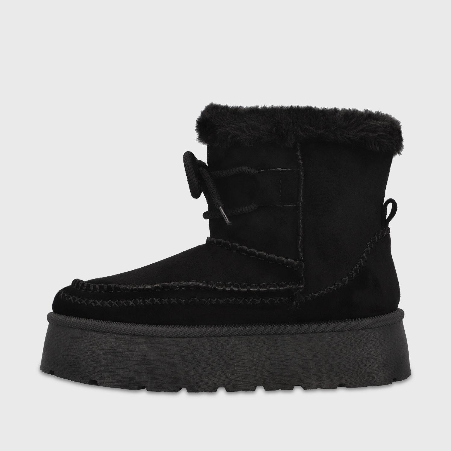 Botin Plataforma Negro Mujer 481151 Gotta-3