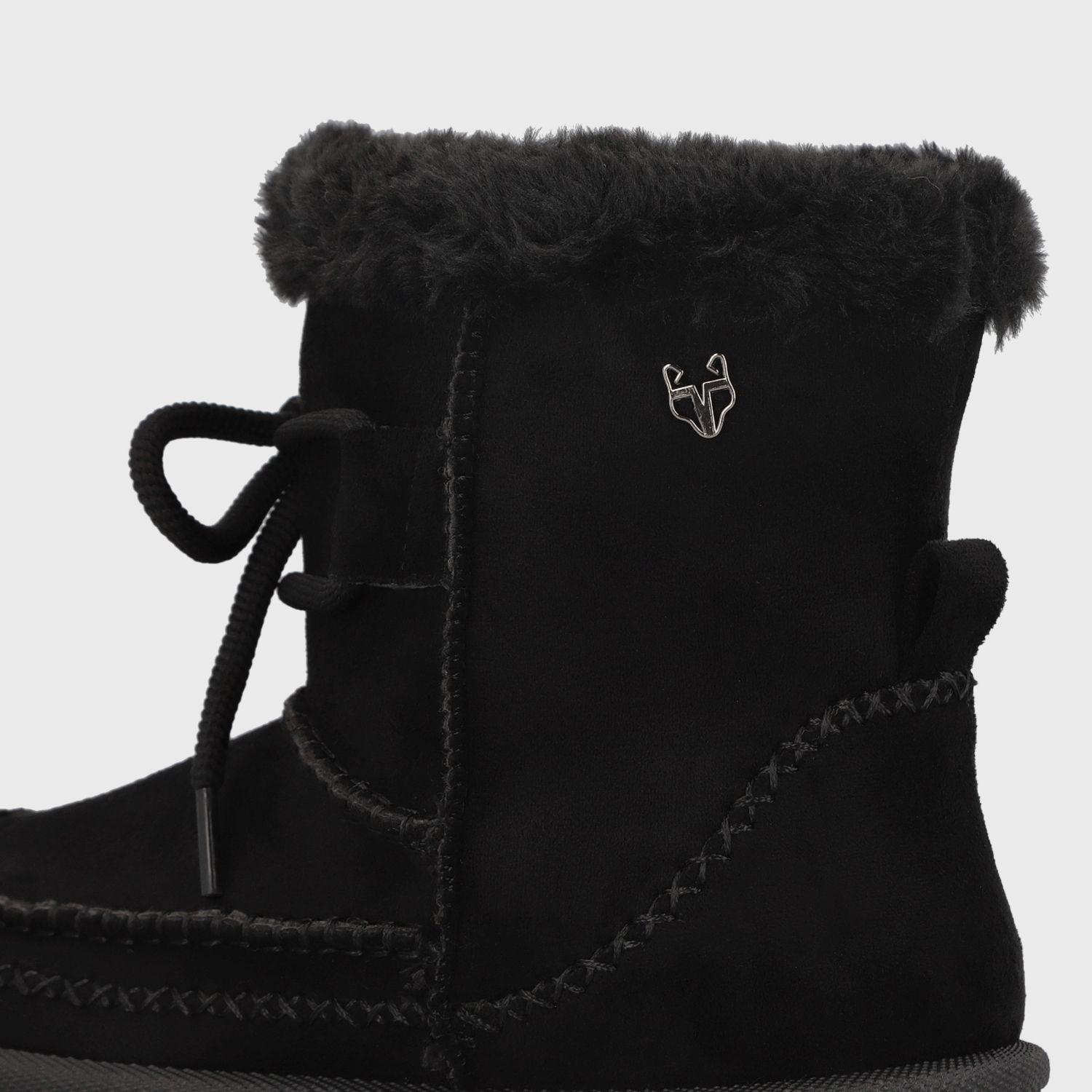 Botin Plataforma Negro Mujer 481151 Gotta-5