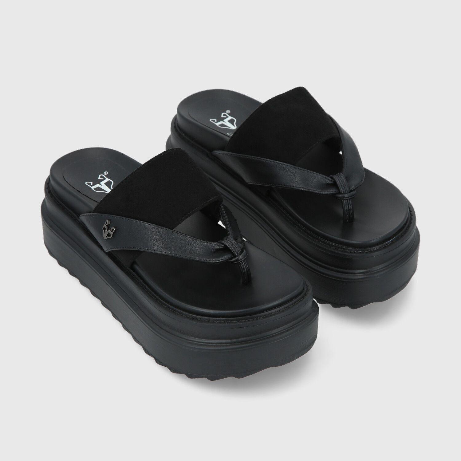 Sandalia Negra Mujer 25234 Gotta-2