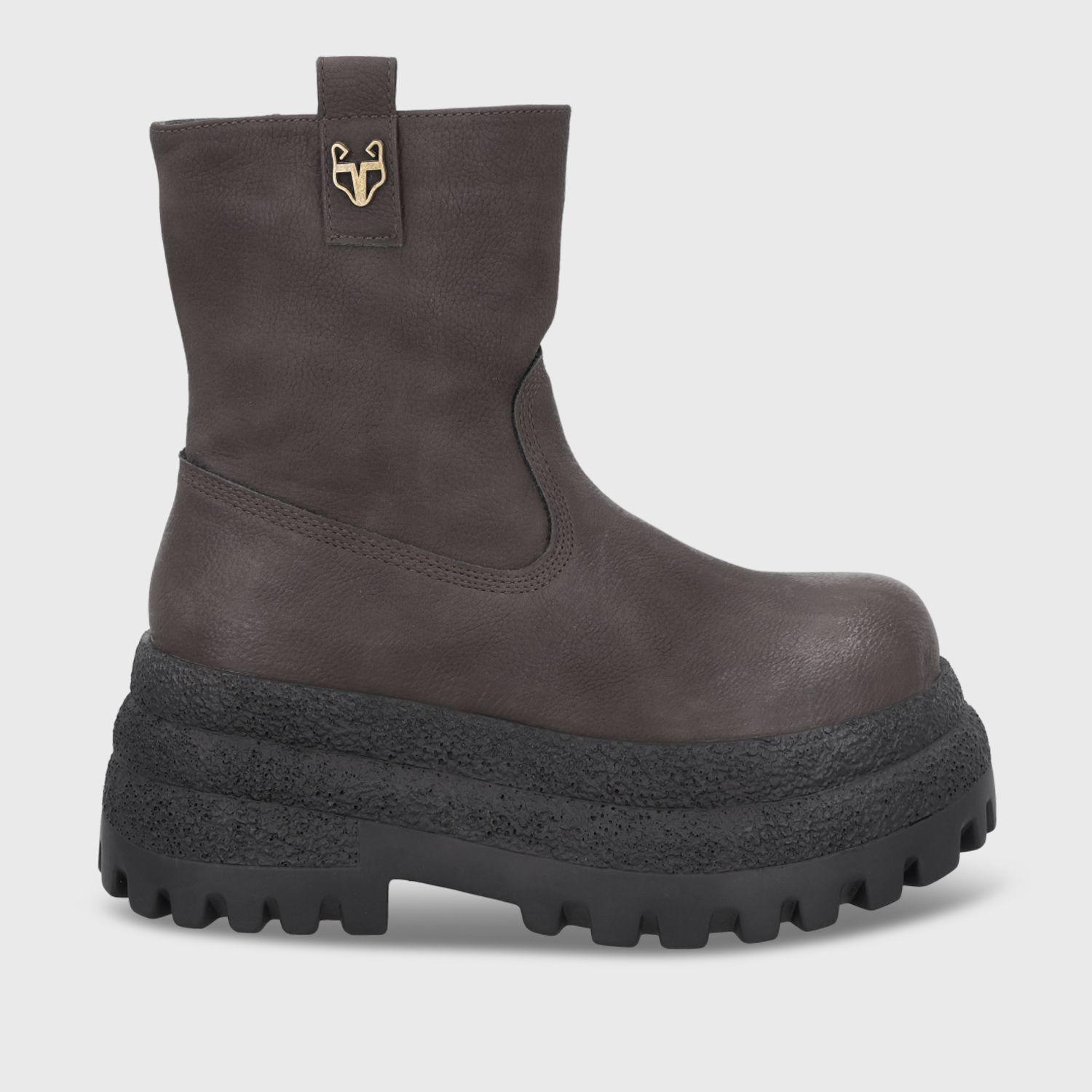 Botin Plataforma Café Mujer 55292 Gotta-0