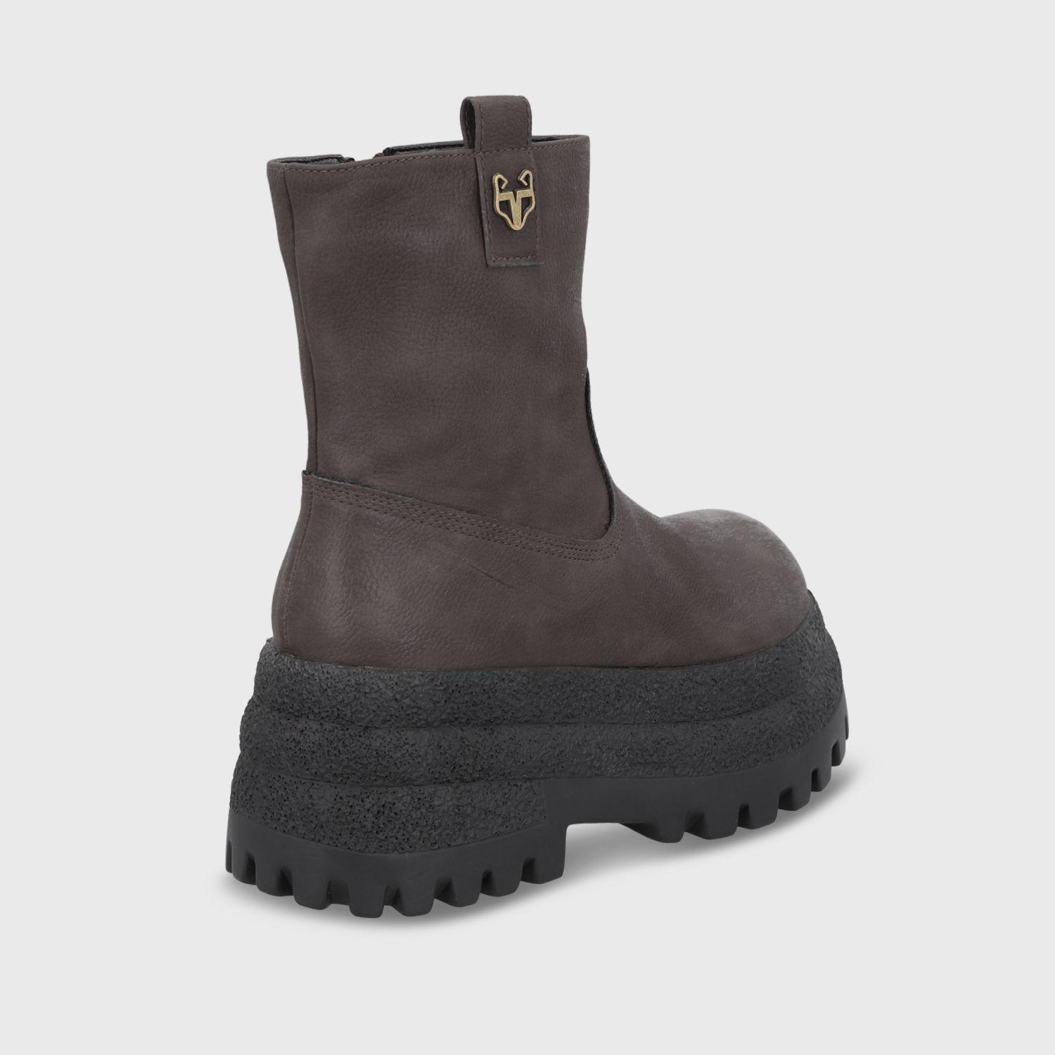 Botin Plataforma Café Mujer 55292 Gotta-4