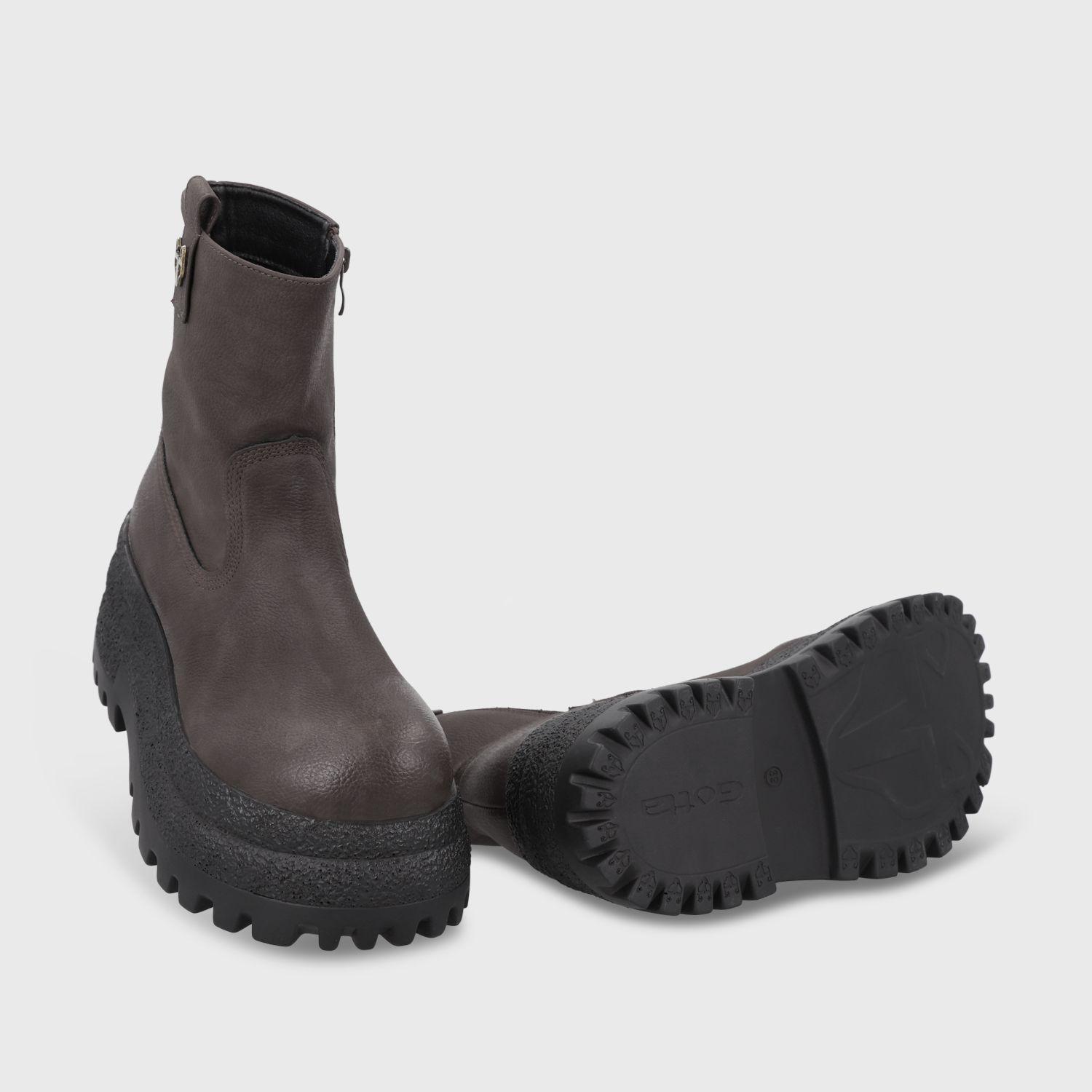 Botin Plataforma Café Mujer 55292 Gotta-6