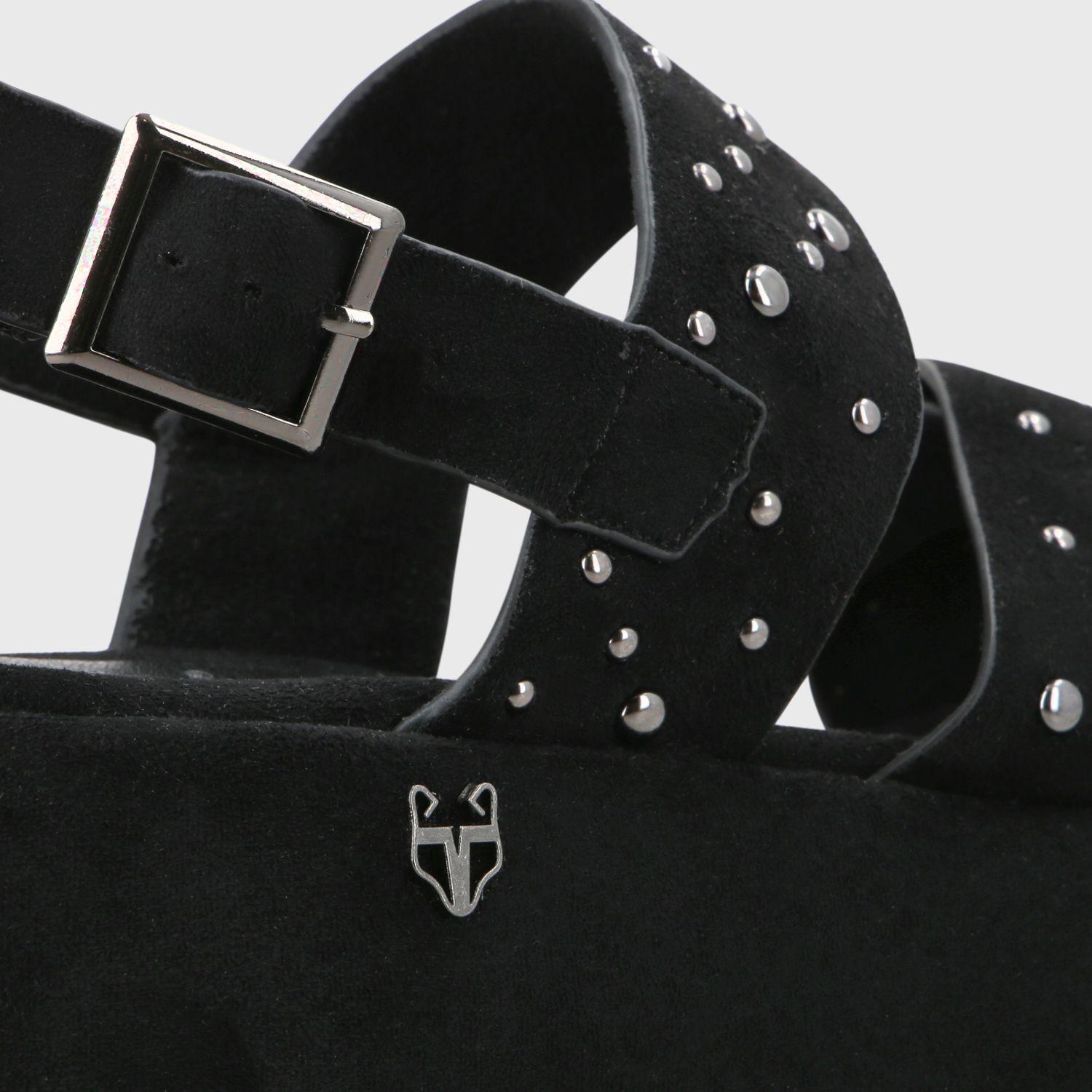 Sandalia Plataforma Negro Mujer 55962 Gotta-5