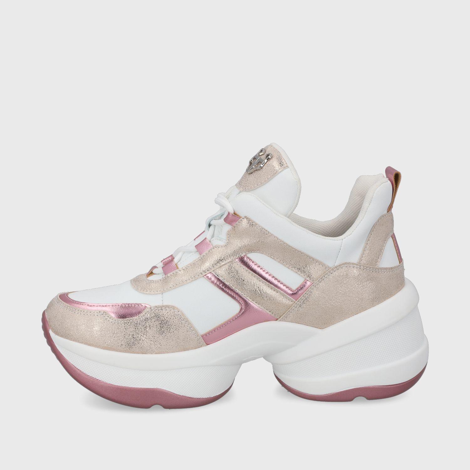Zapatilla Plataforma Rosada  Mujer 13162 Gotta-3