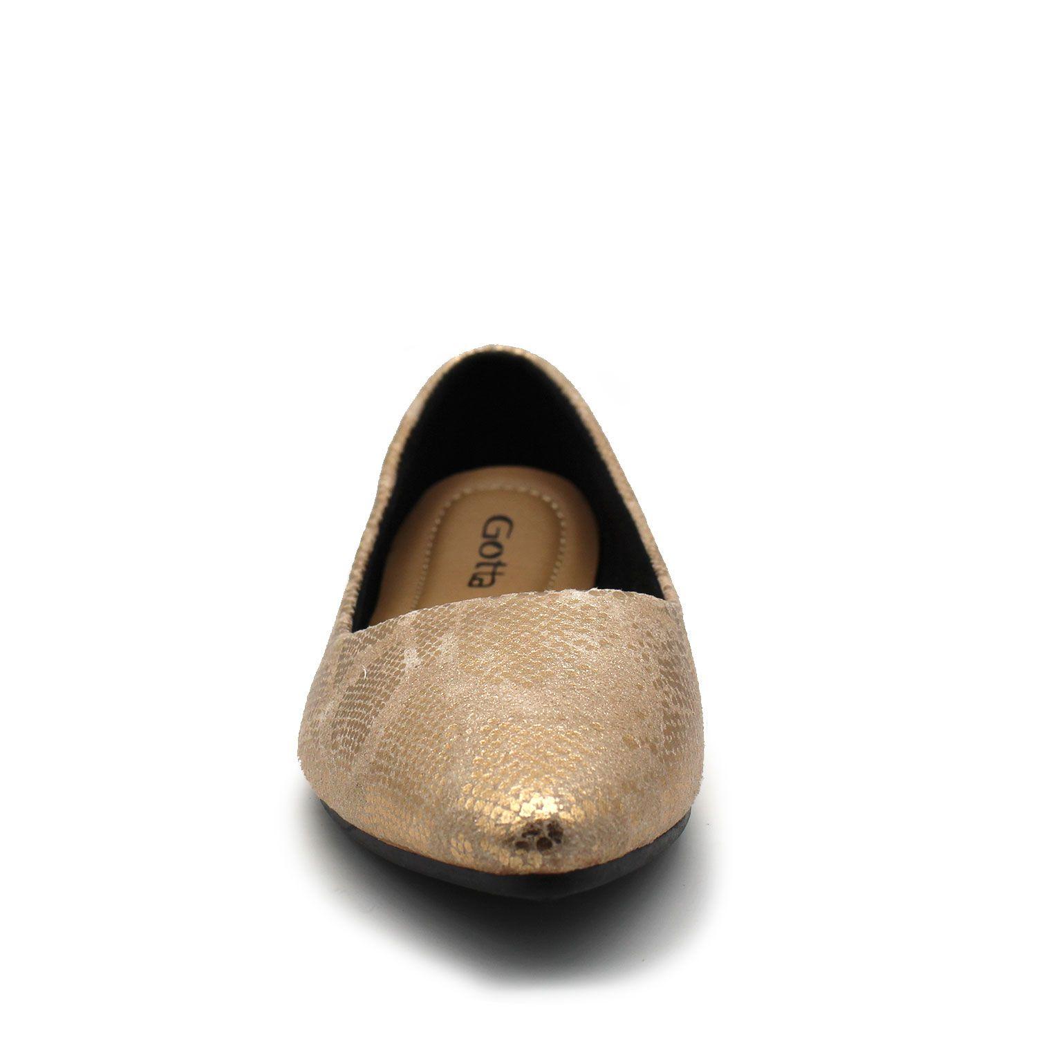 Ballerina Dorada Mujer 95094 Gotta-1