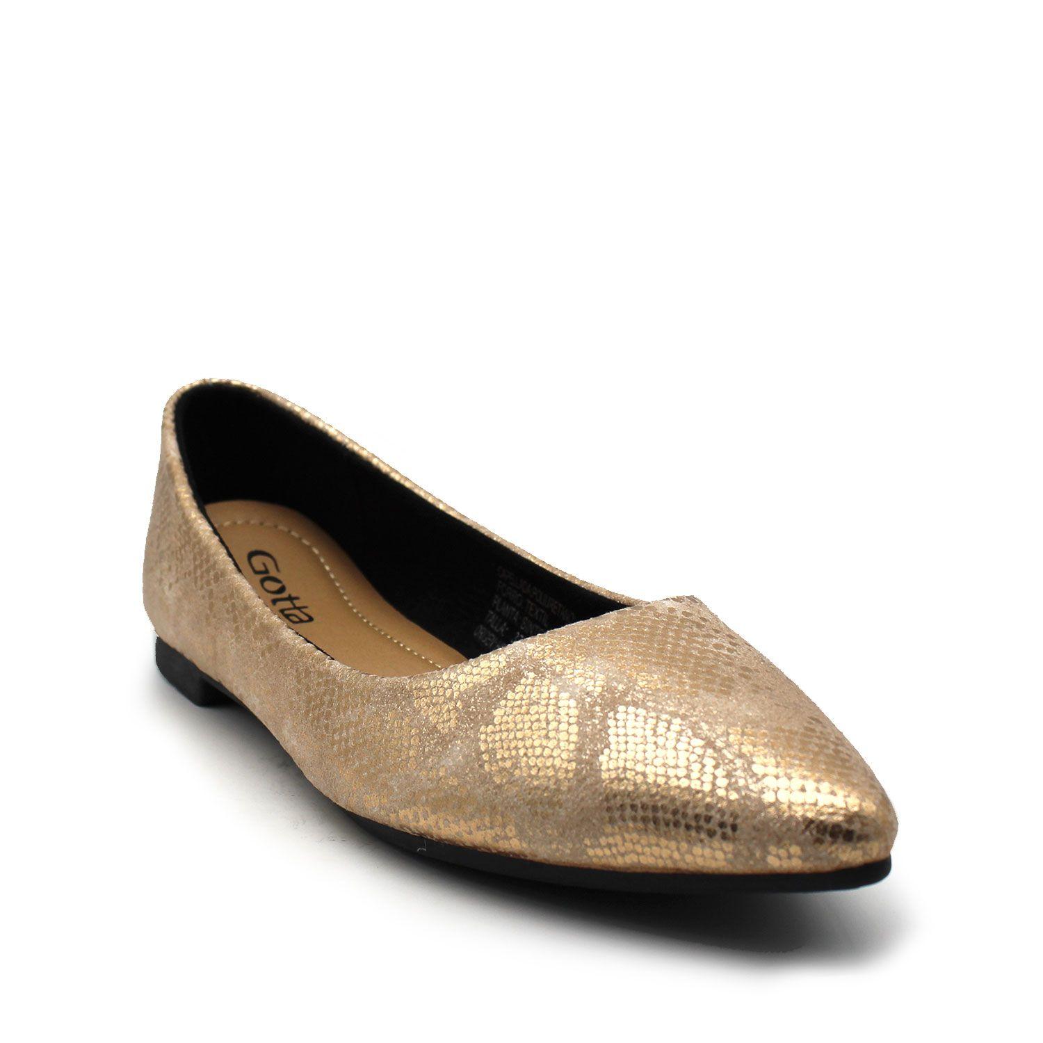 Ballerina Dorada Mujer 95094 Gotta-3