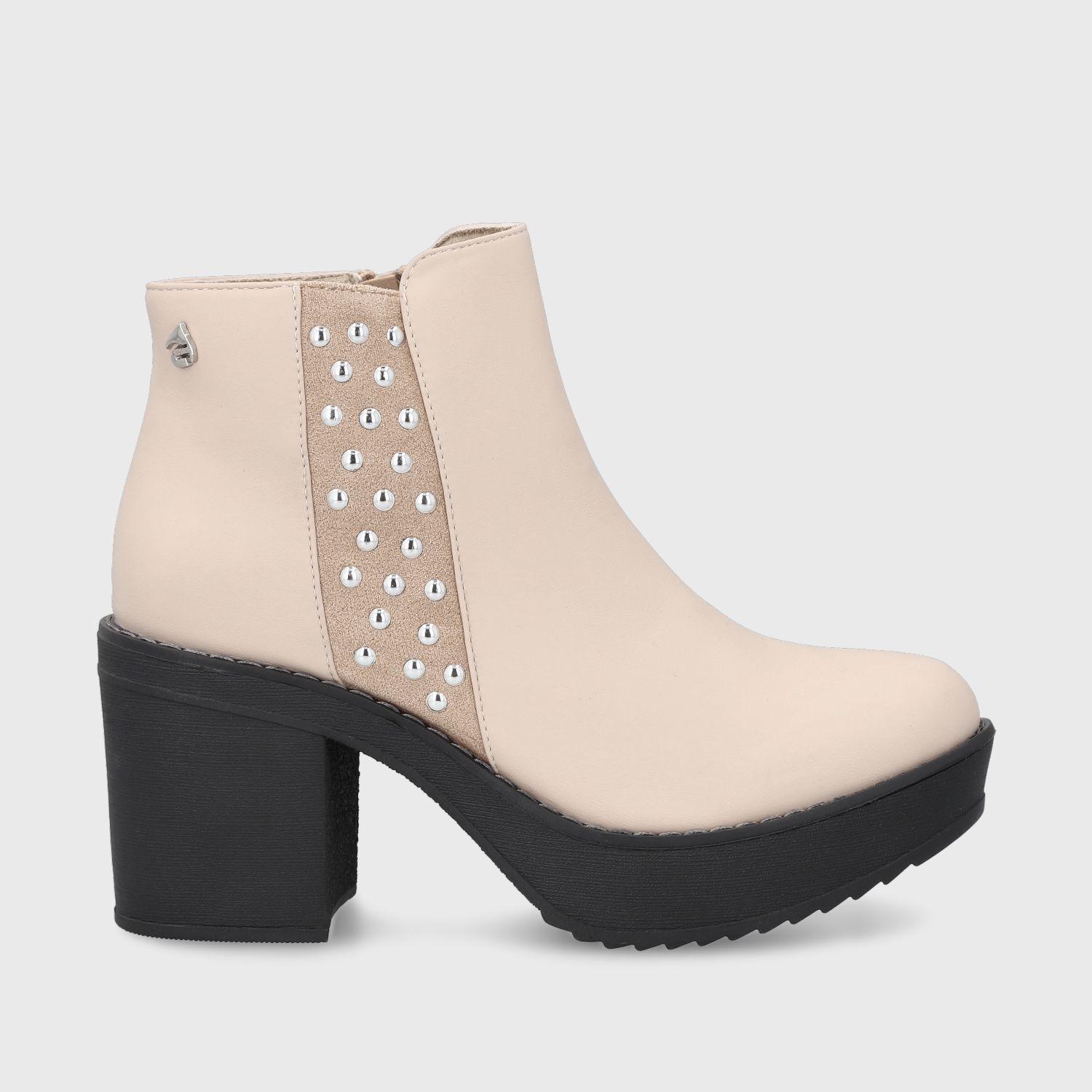 Botín Beige Mujer 13500 Gotta-0