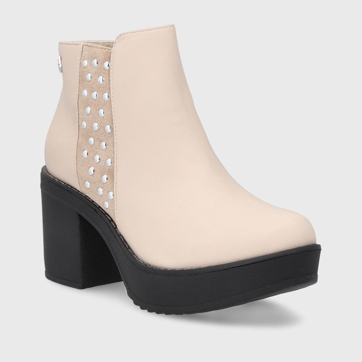 Botín Beige Mujer 13500 Gotta-1