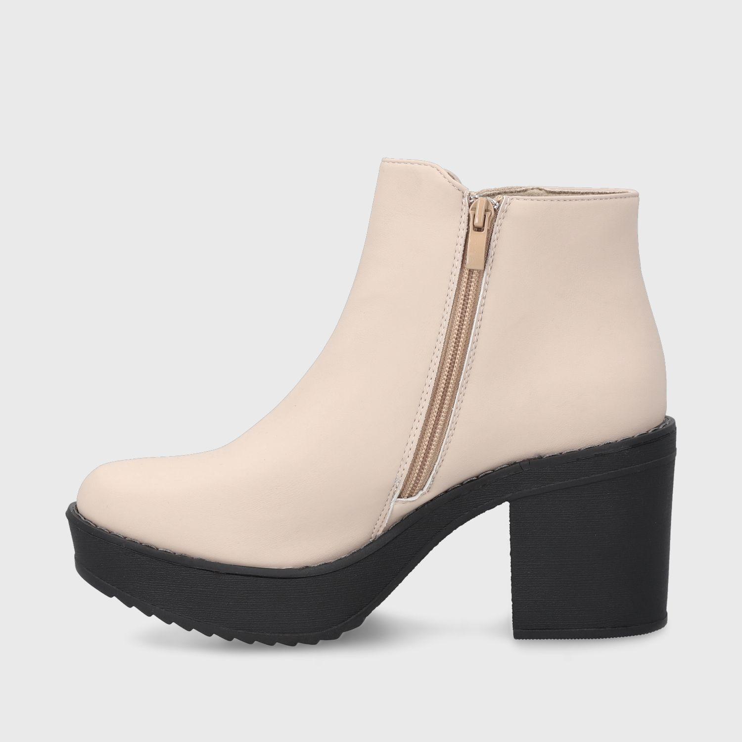 Botín Beige Mujer 13500 Gotta-3
